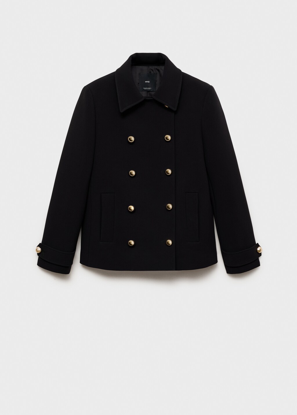 Double-breasted jacket with lapels - Women | MANGO USA