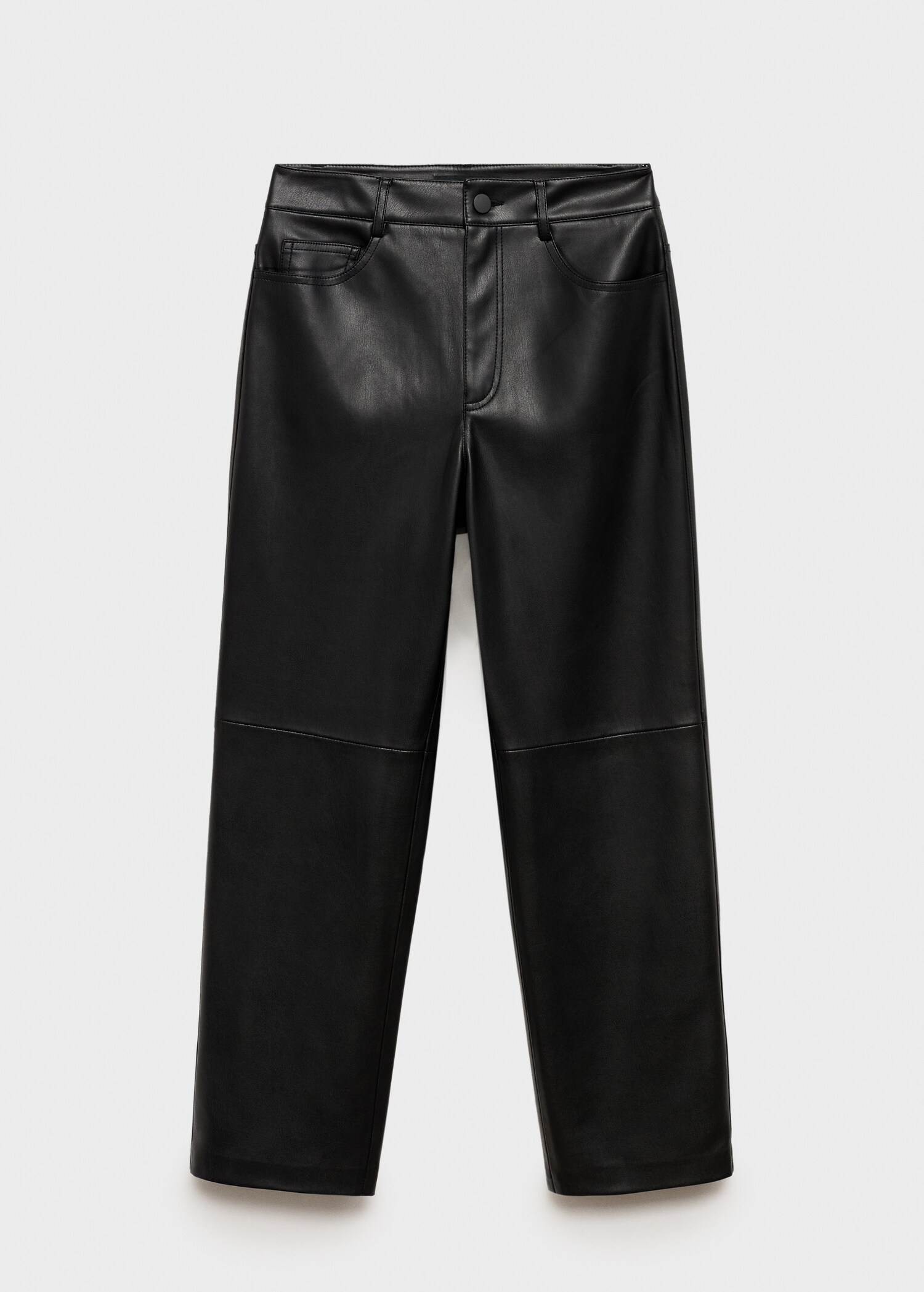 Gerade Hose mit Leder-Effekt - Artikel ohne Model