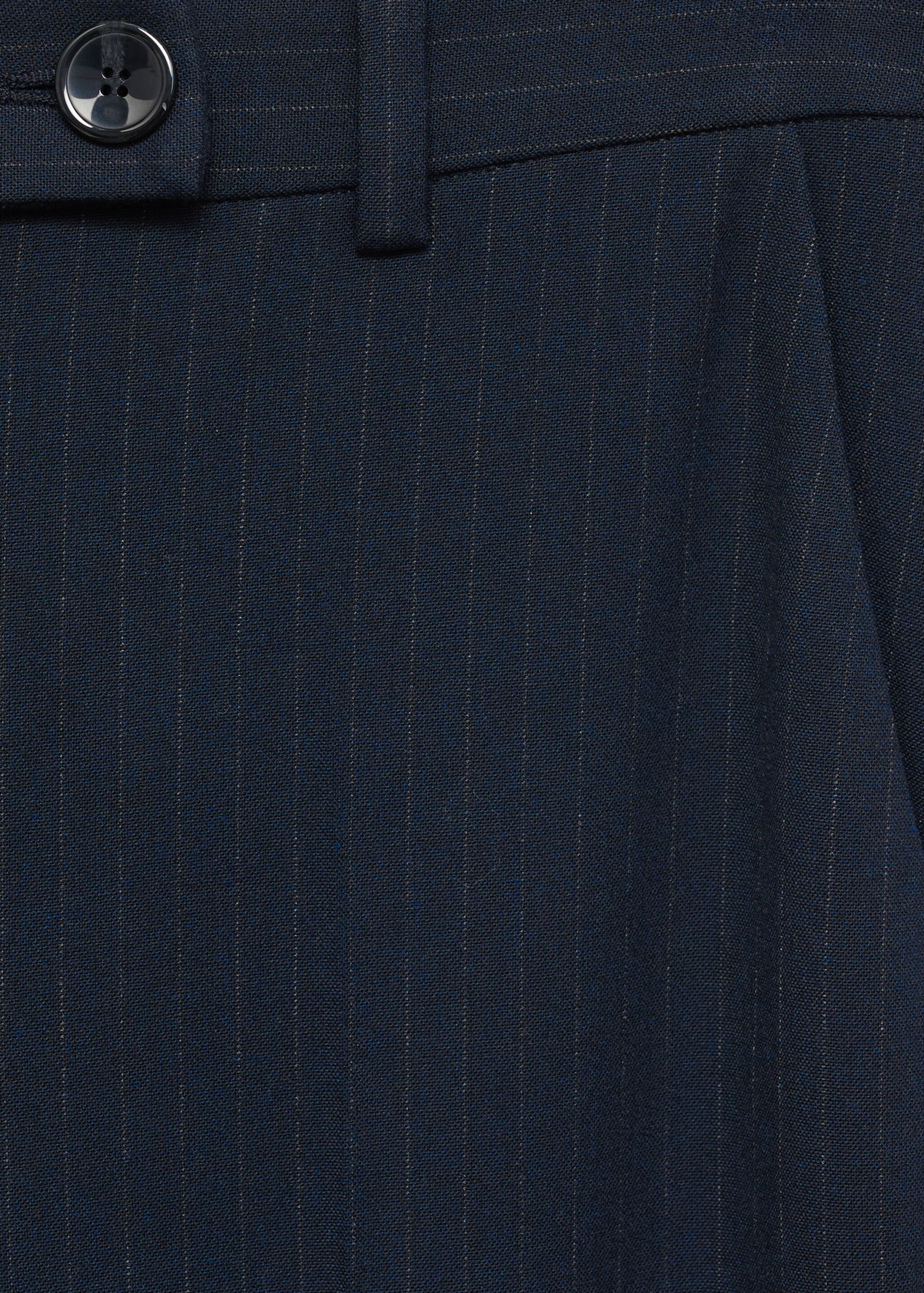 Pinstripe suit trousers - Details of the article 0