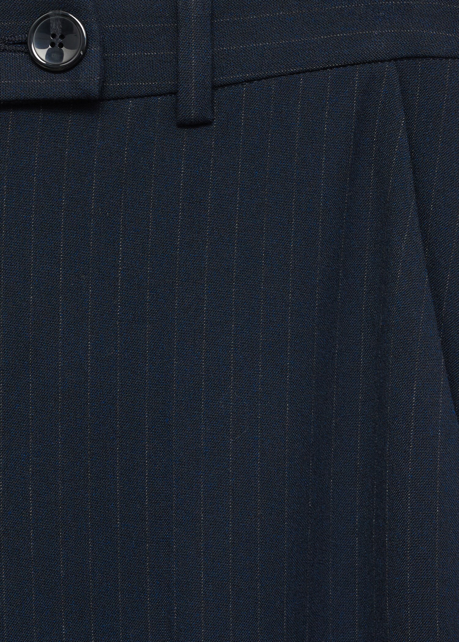 Pinstripe suit trousers - Details of the article 0