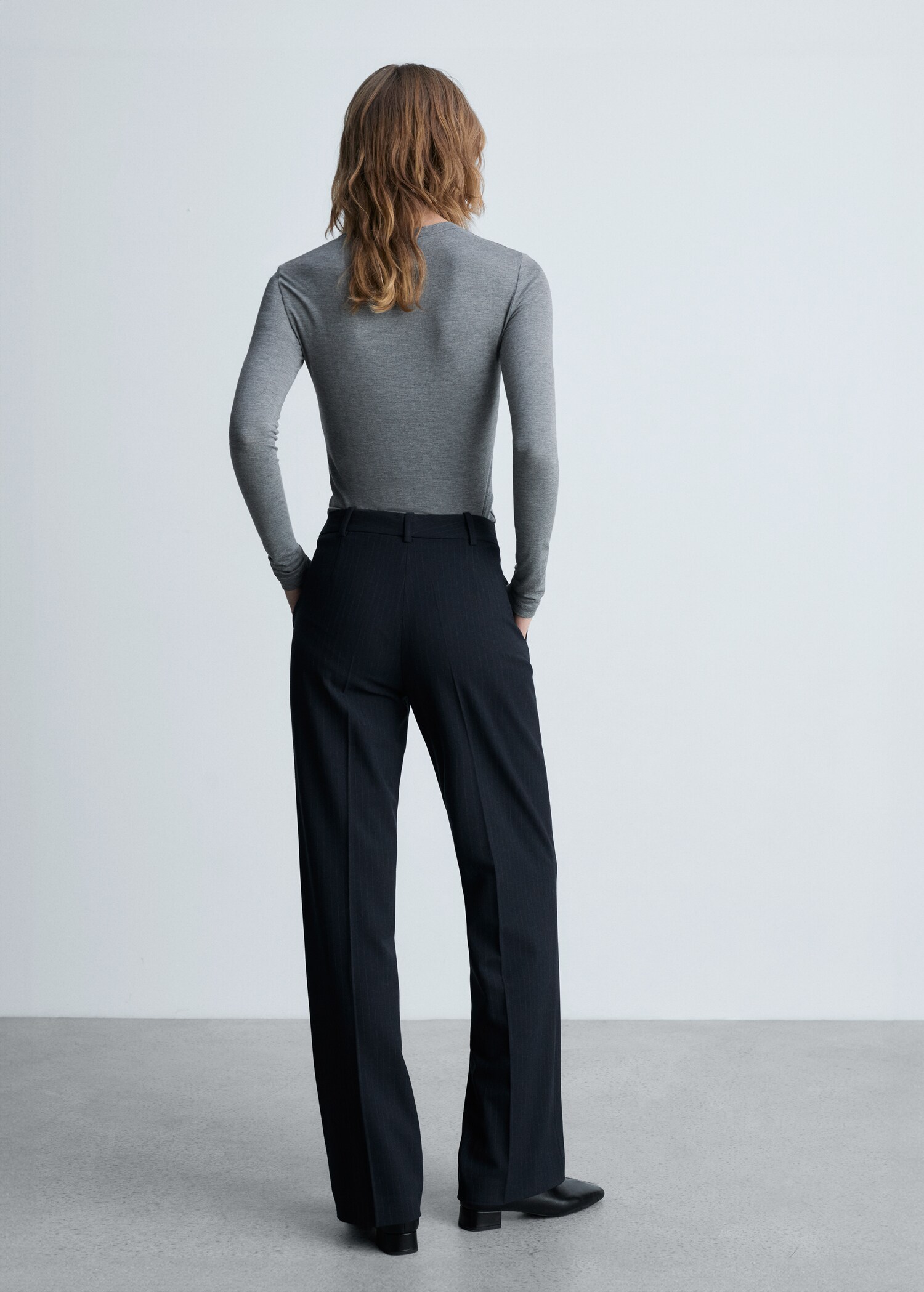 Pinstripe suit trousers - Reverse of the article