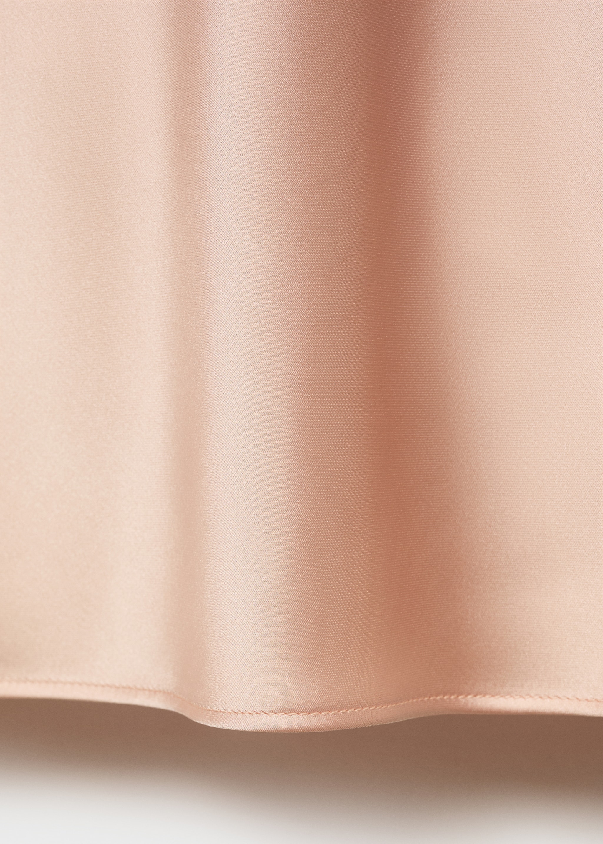 Midi satin skirt - Details of the article 0