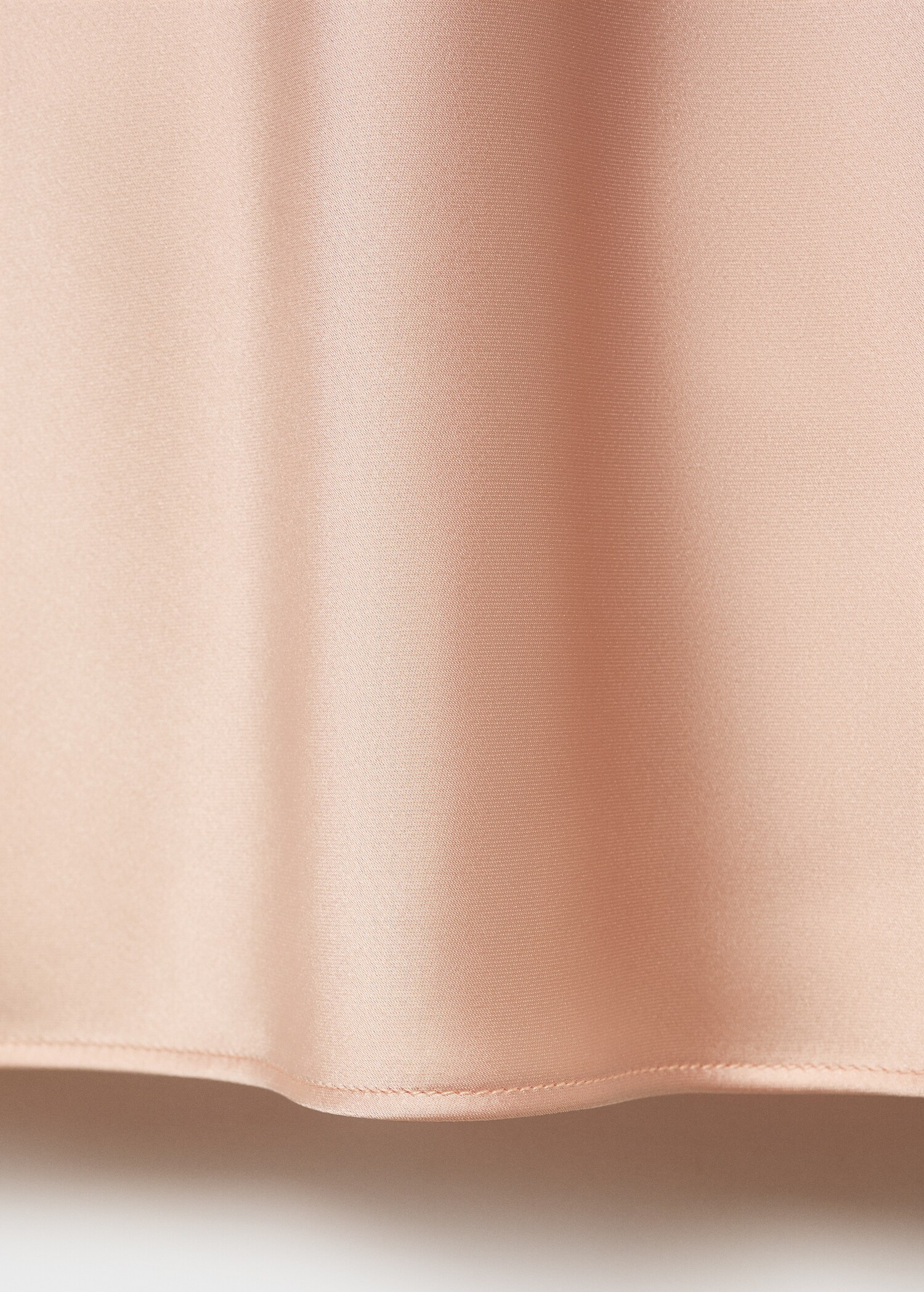 Midi satin skirt - Details of the article 0