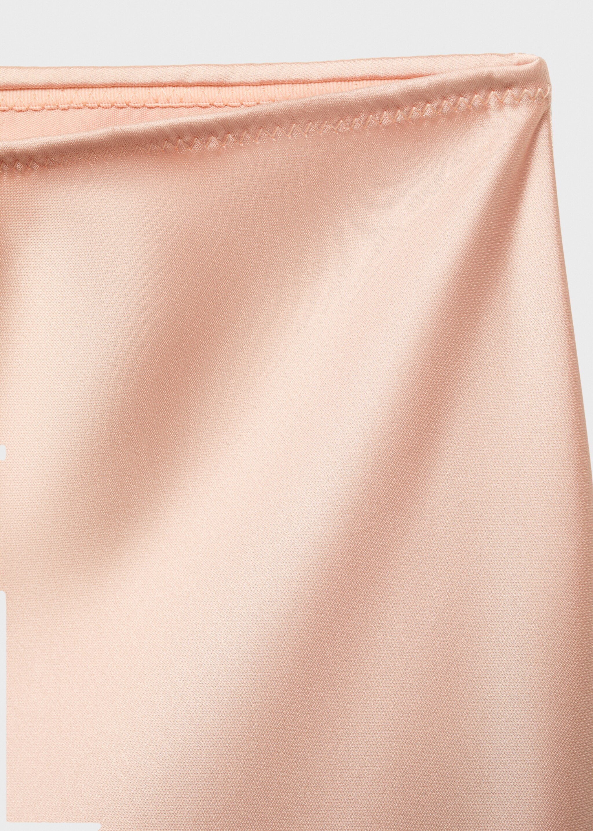 Midi satin skirt - Details of the article 8