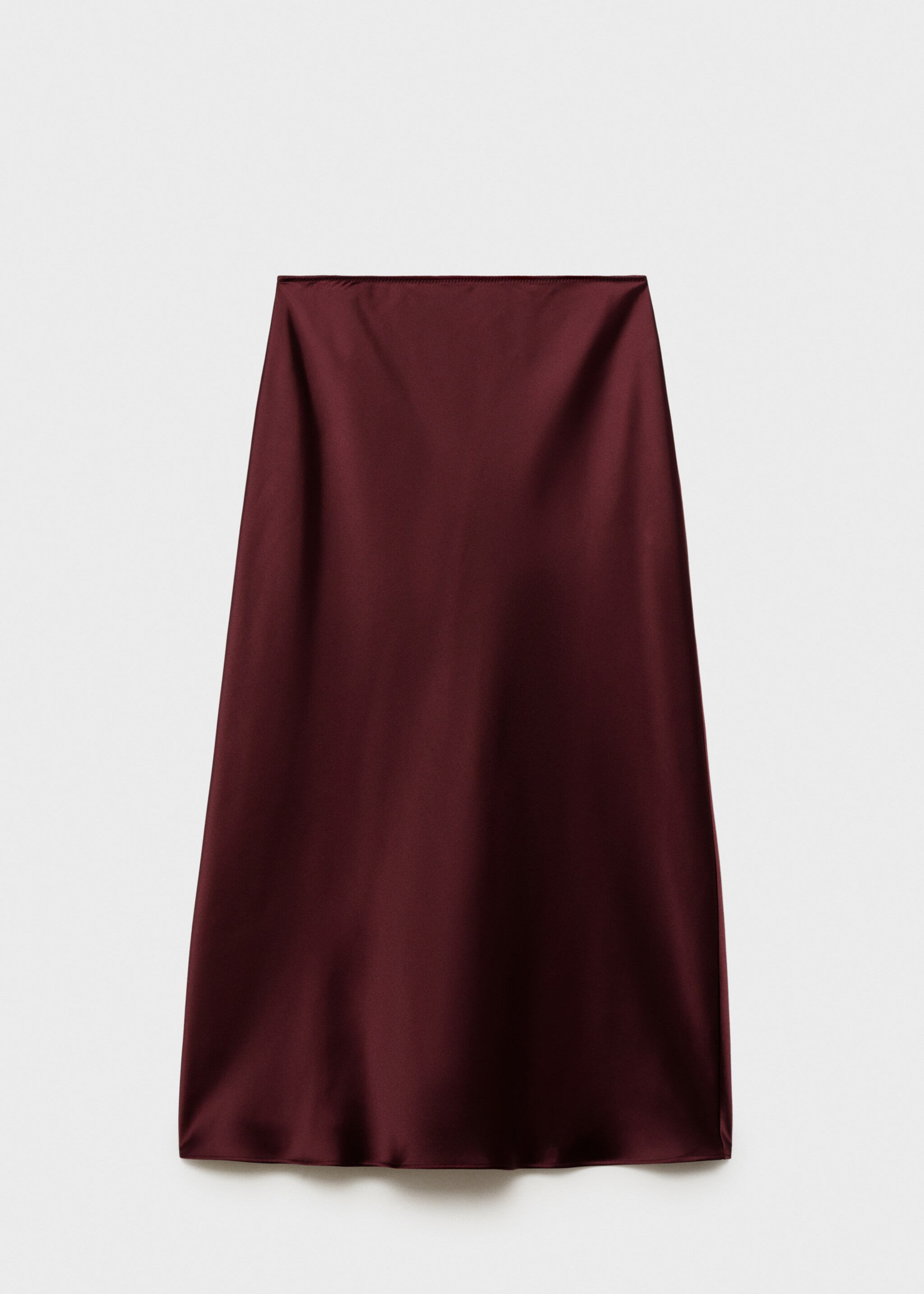 Midi satin skirt - Article without model