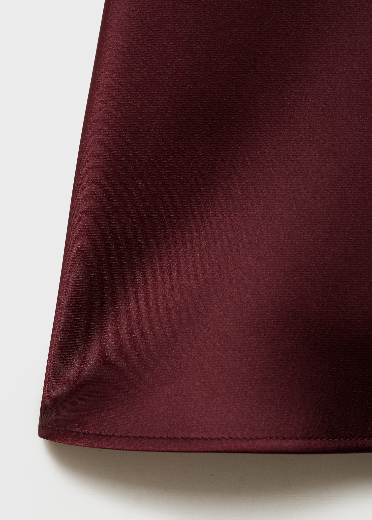 Midi satin skirt - Details of the article 0