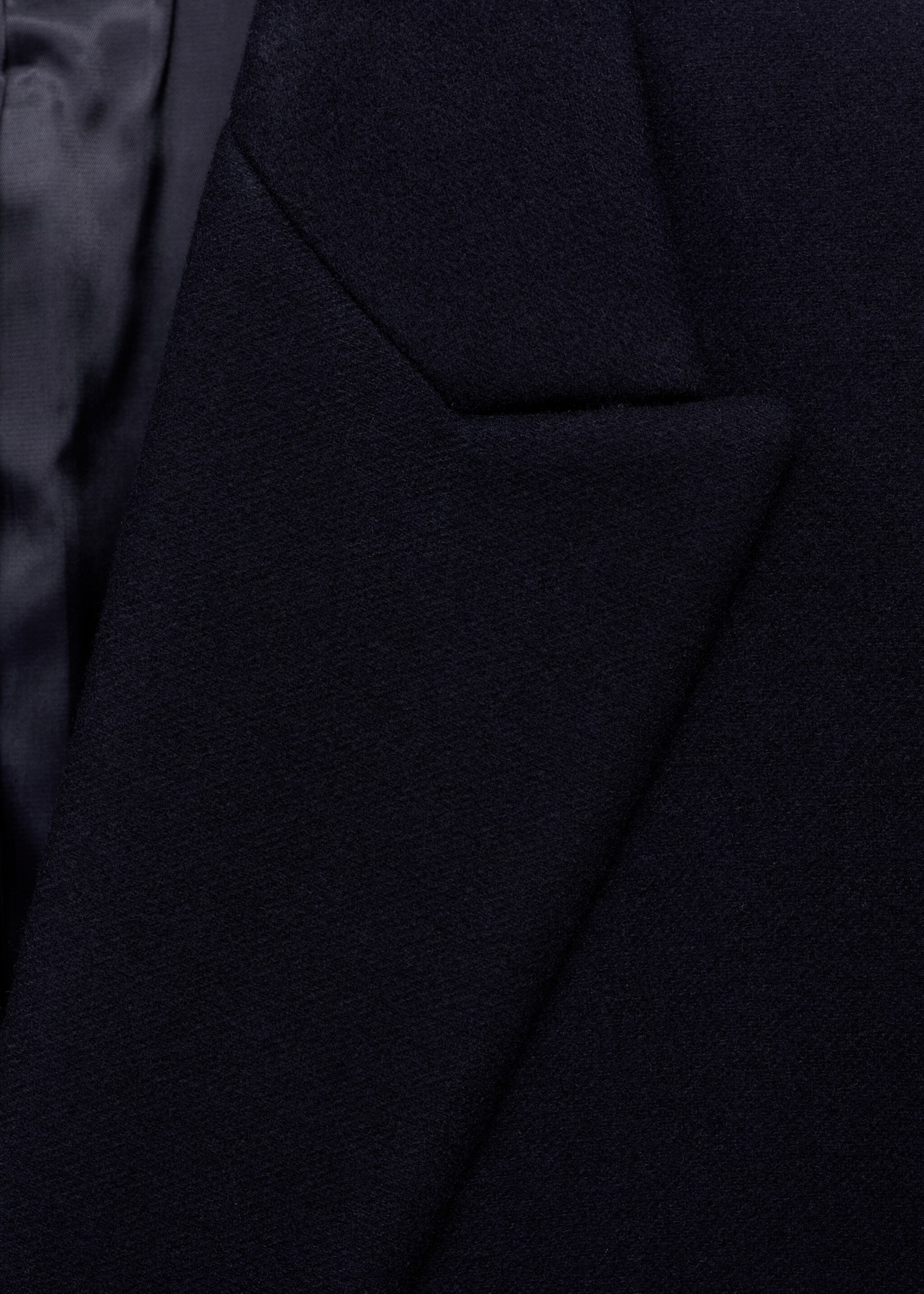 Relaxed-fit long wool coat - Details of the article 8