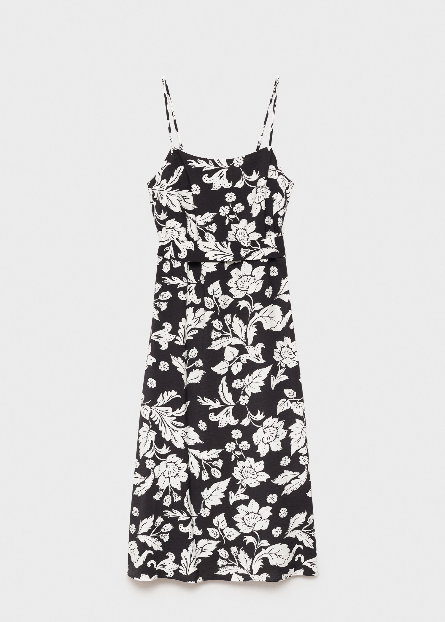 Robe bretelles à fleurs - Article sans modèle
