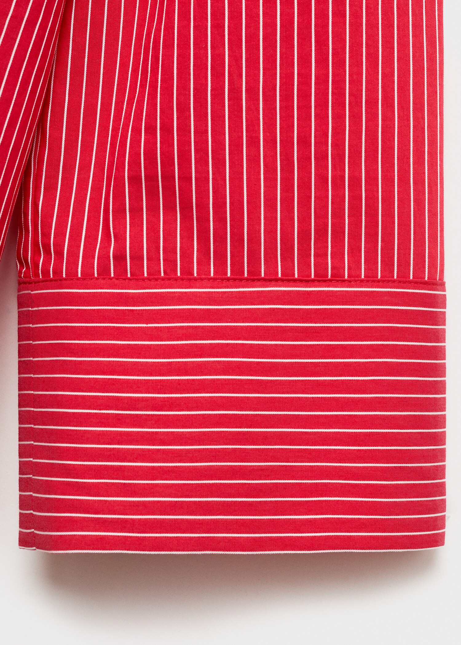 Striped cotton-blend shirt - Details of the article 0