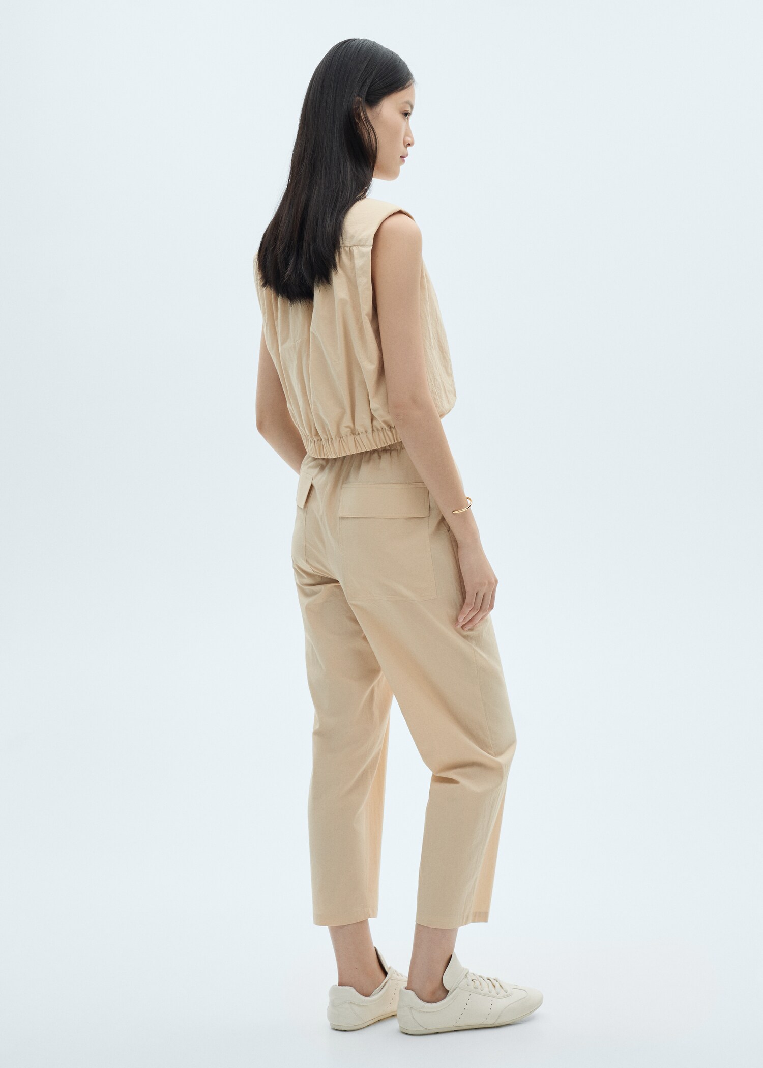 Pantalón crop algodón - Reverso del artículo