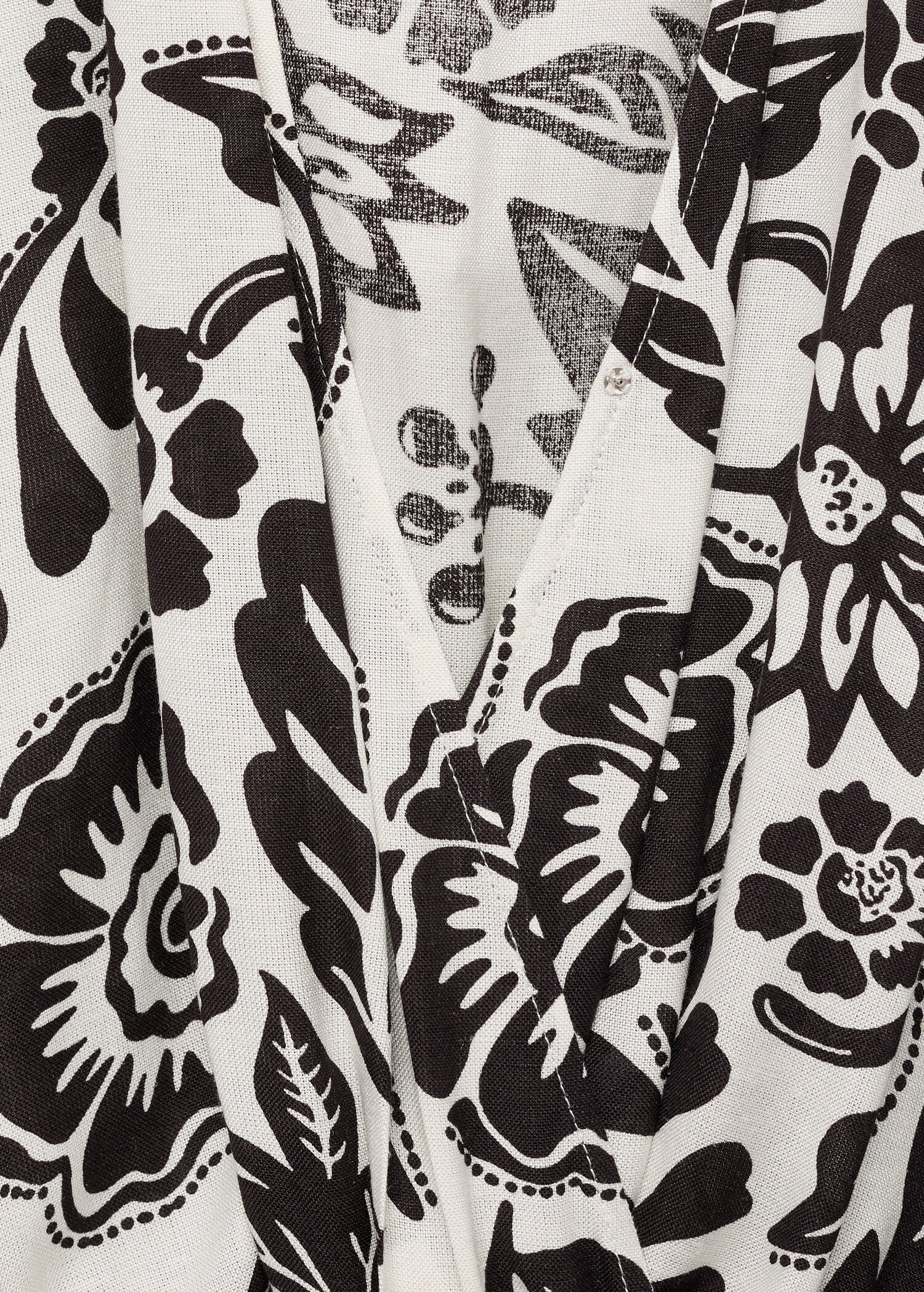 Belt printed jumpsuit - Details of the article 0