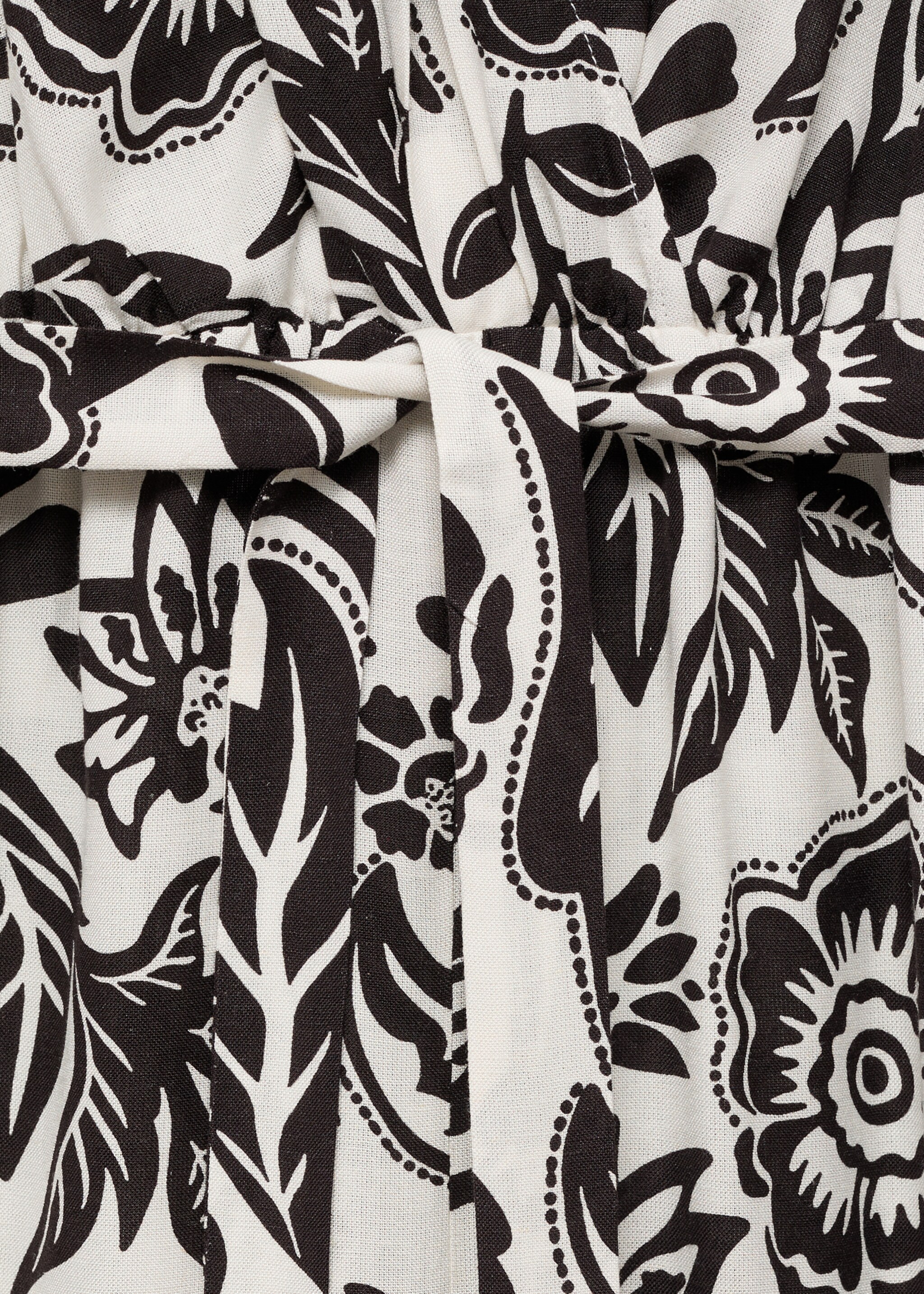 Belt printed jumpsuit - Details of the article 8