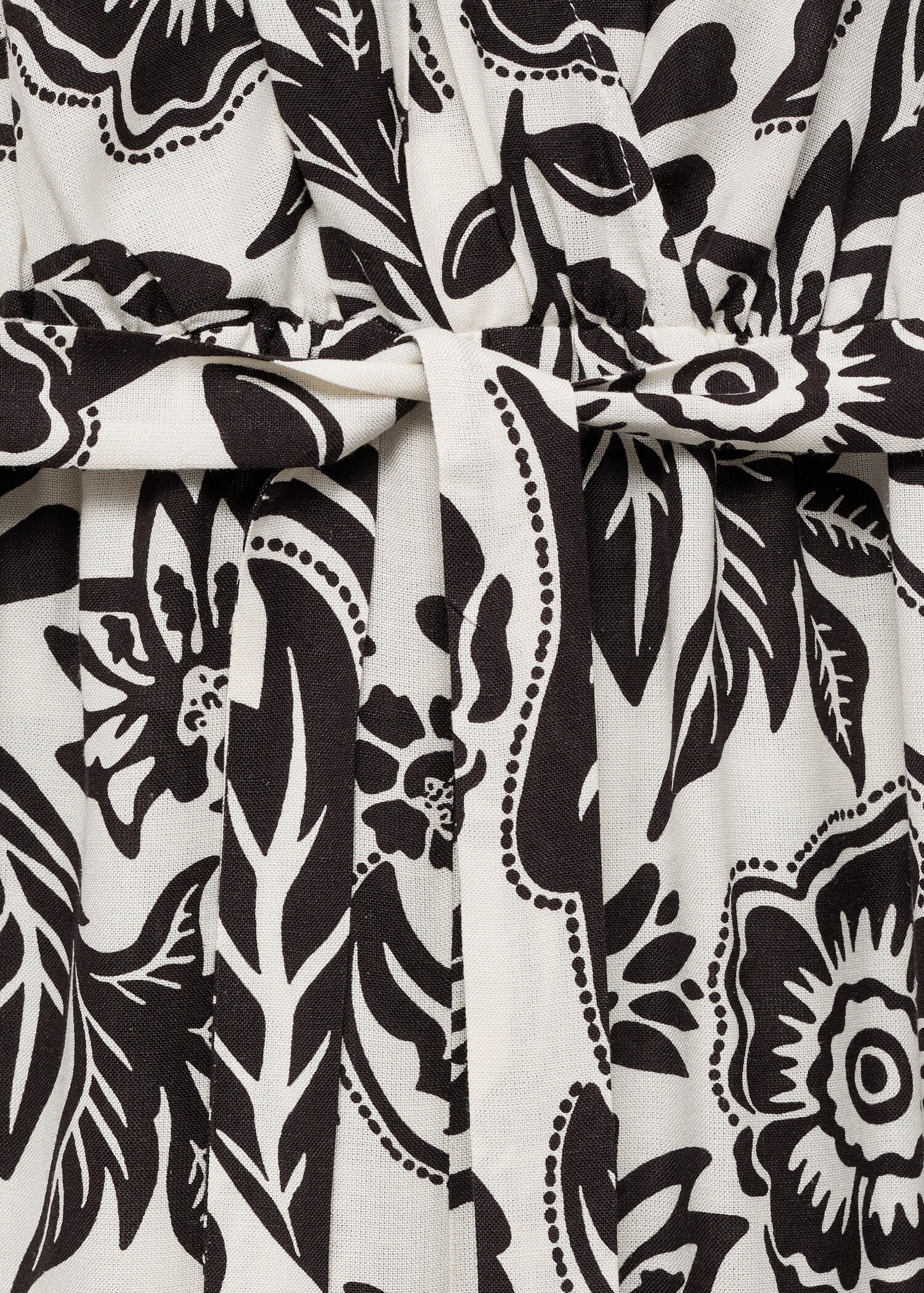 Belt printed jumpsuit - Details of the article 8
