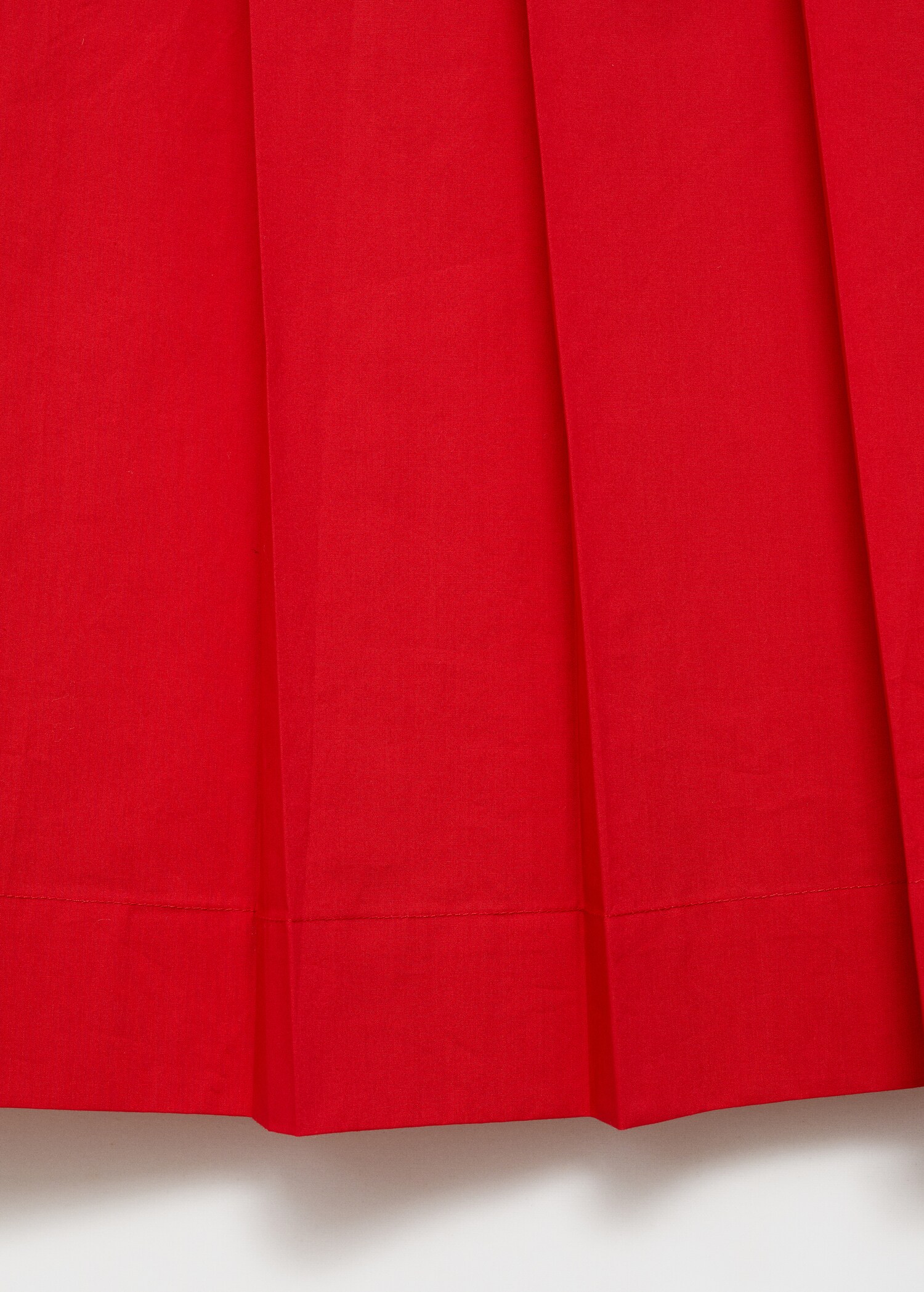 Cotton pleated skirt - Details of the article 0