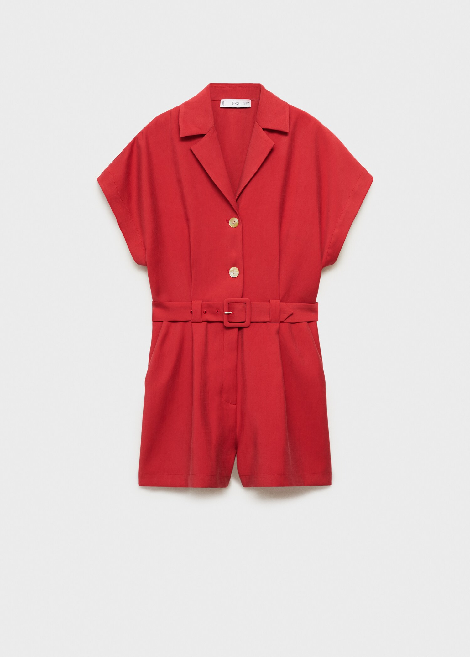 Belt short jumpsuit - Article without model