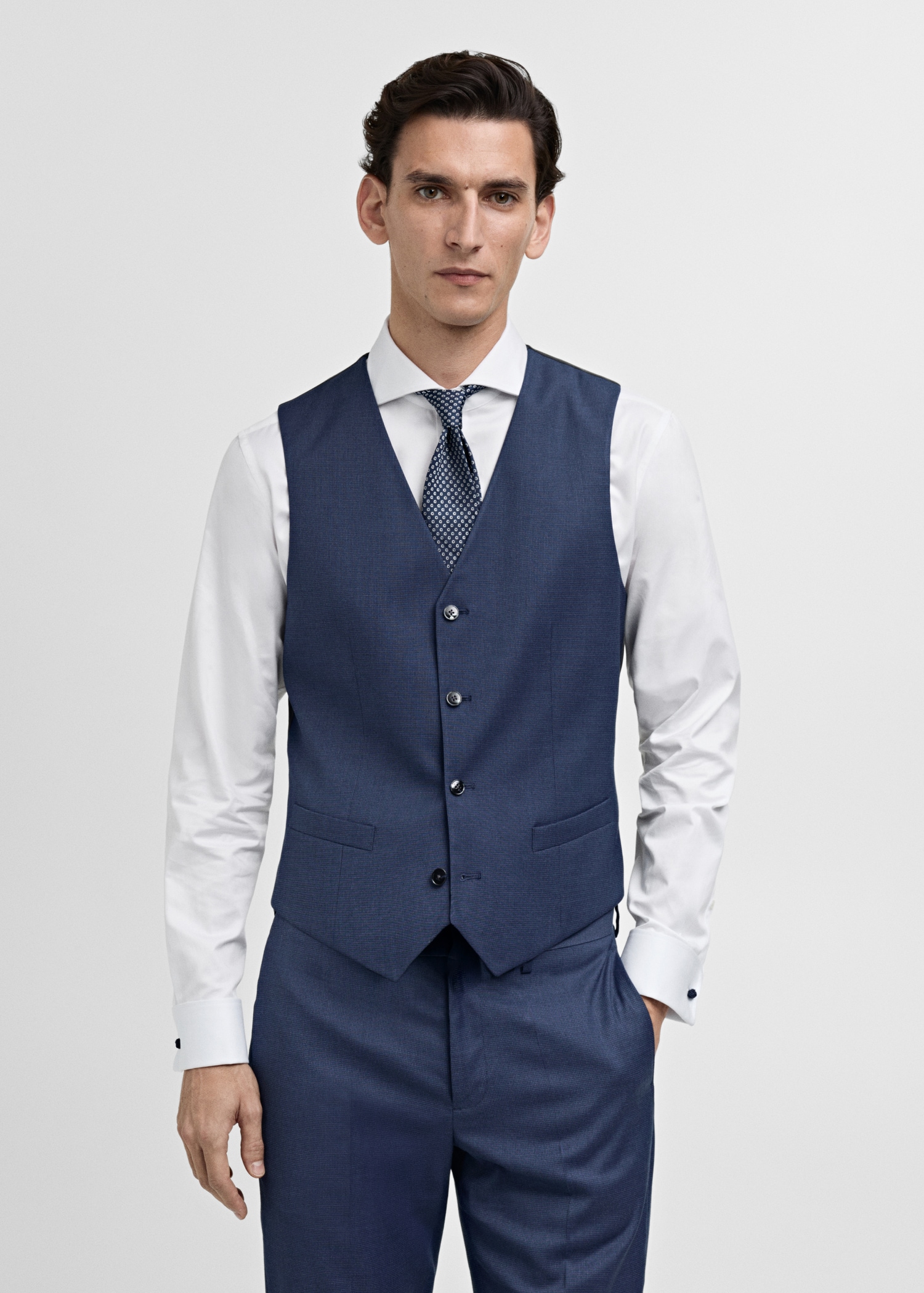 Paris super slim-fit suit waistcoat Men MANGO Vietnam