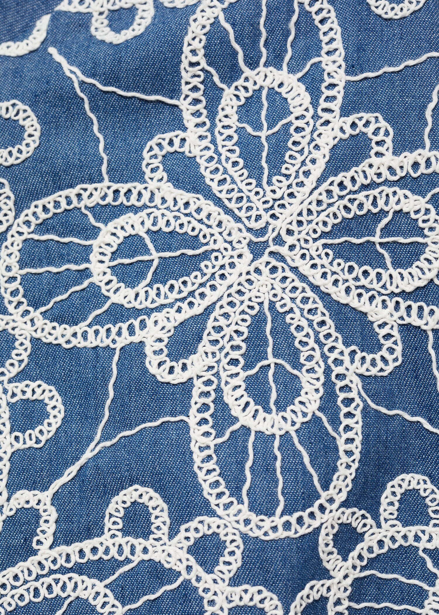 Veste coton broderie florale - Détail de l'article 0