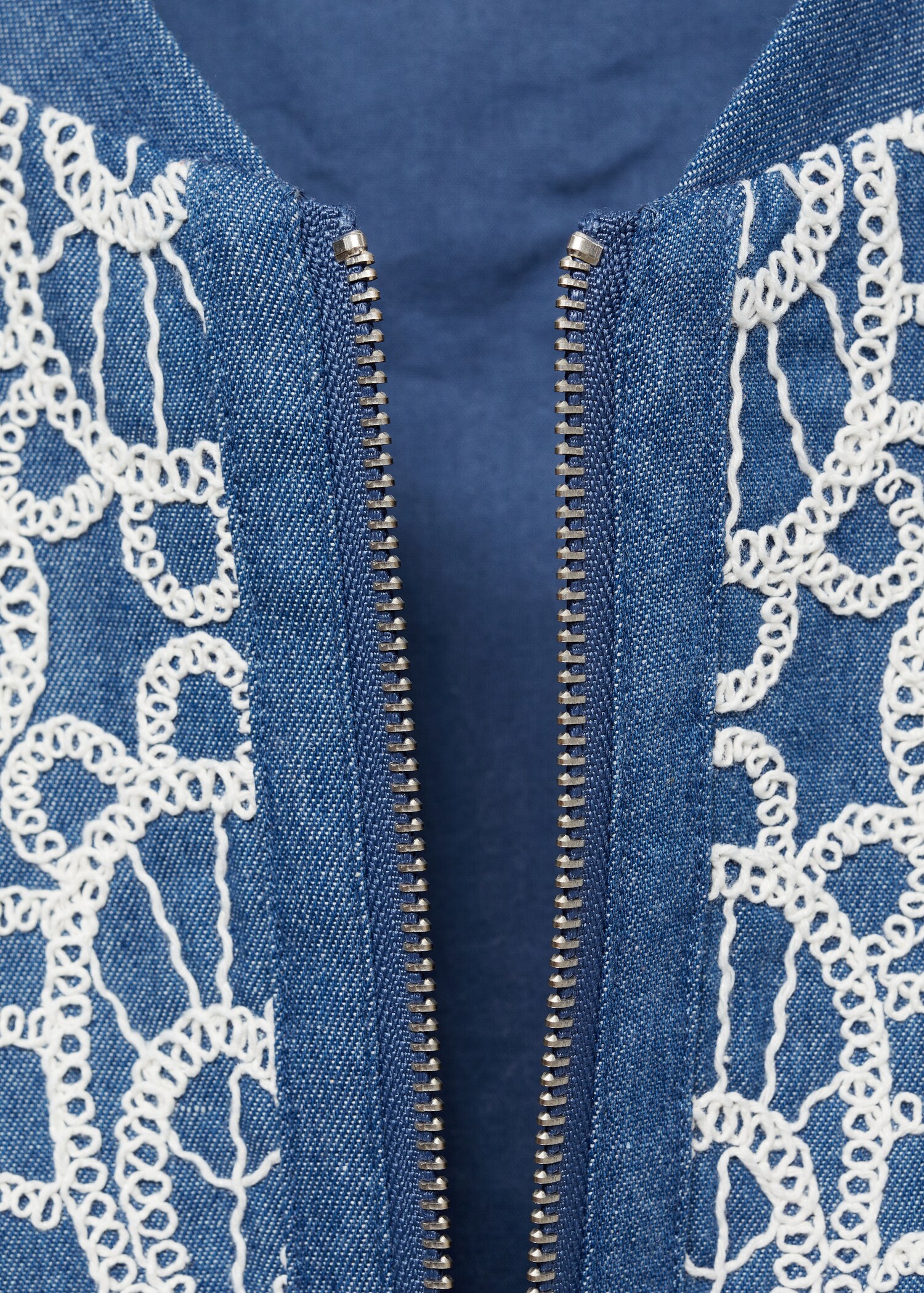 Veste coton broderie florale - Détail de l'article 8