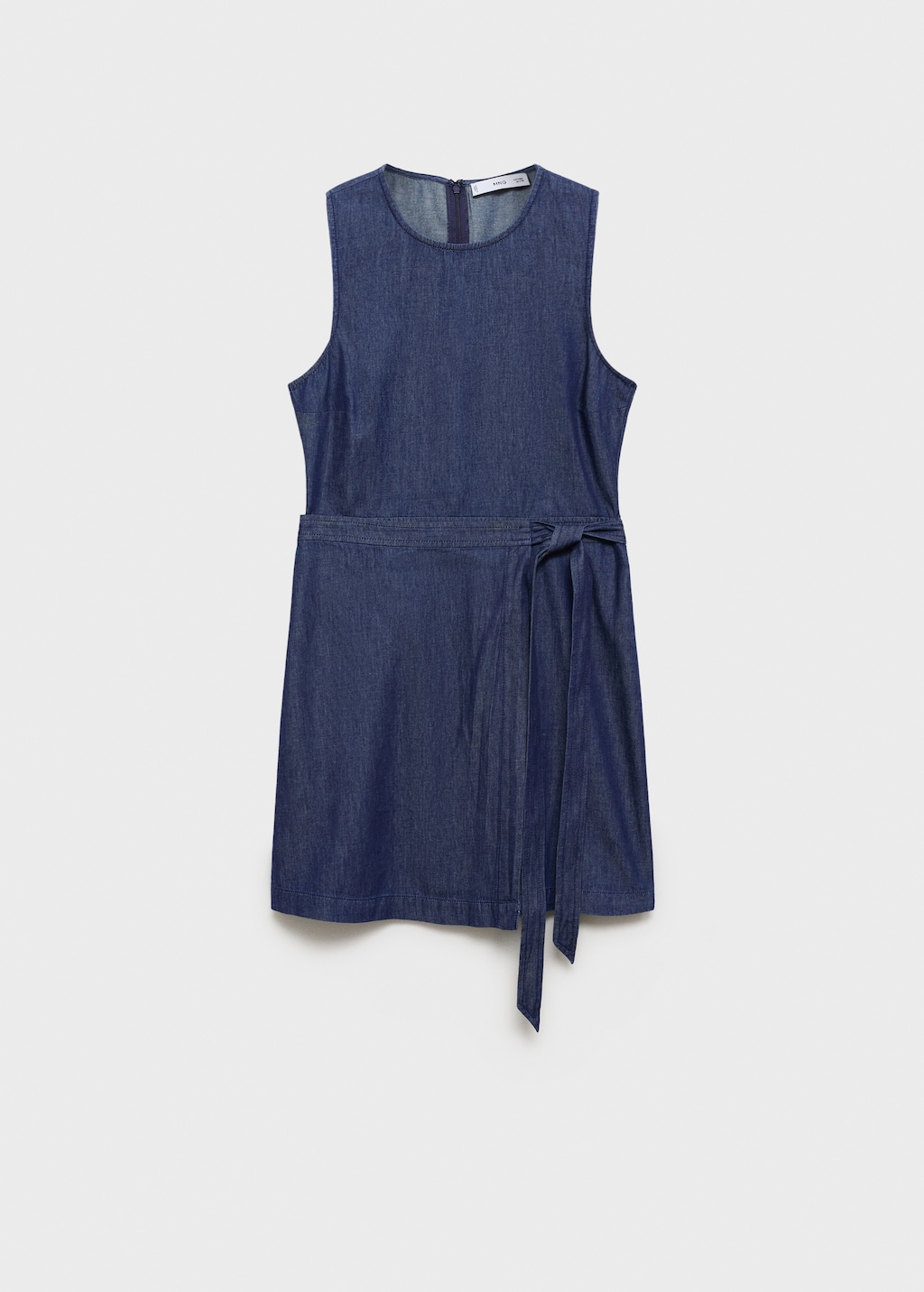 Mango Denim wrap dress