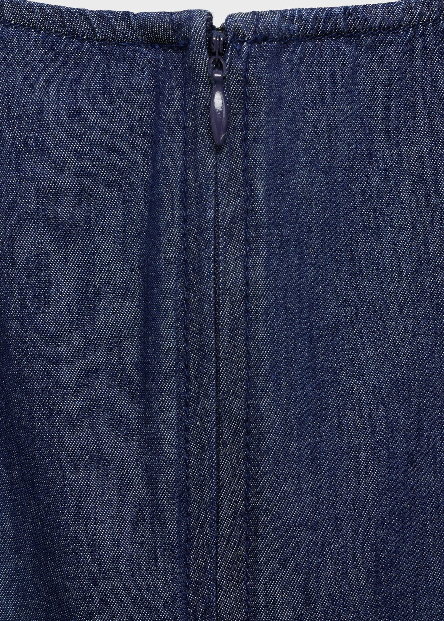 Robe cache-cœur en jean - Détail de l'article 0