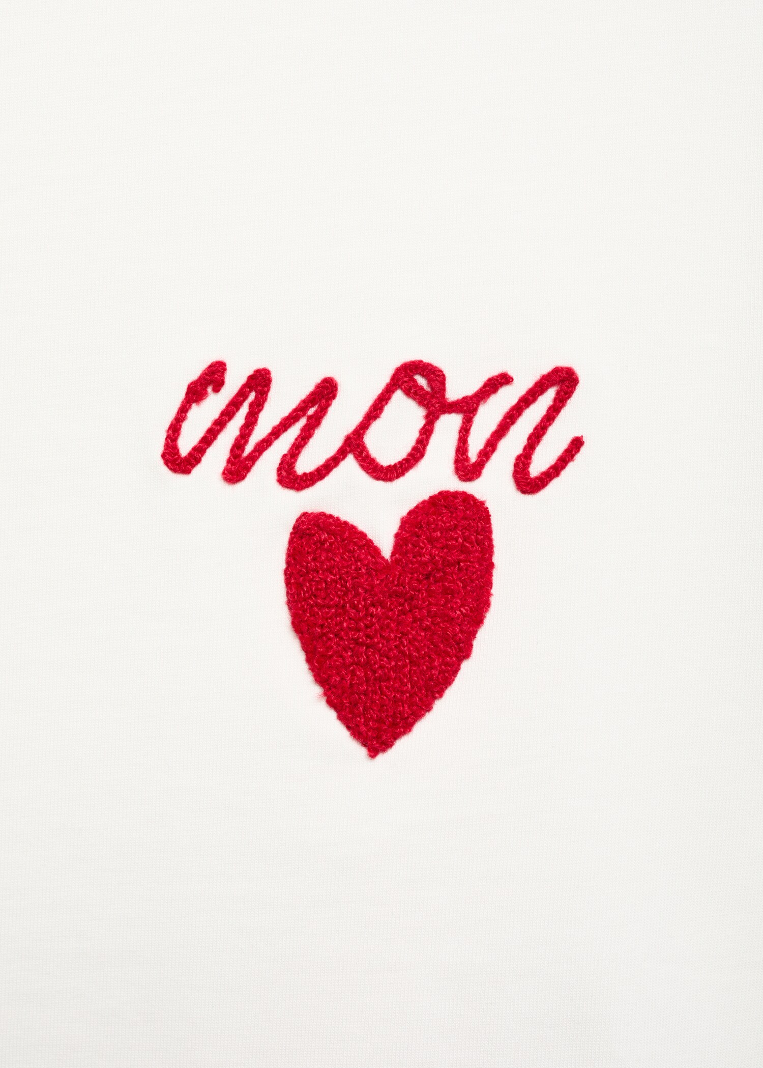 Embroidered detail cotton T-shirt - Details of the article 8