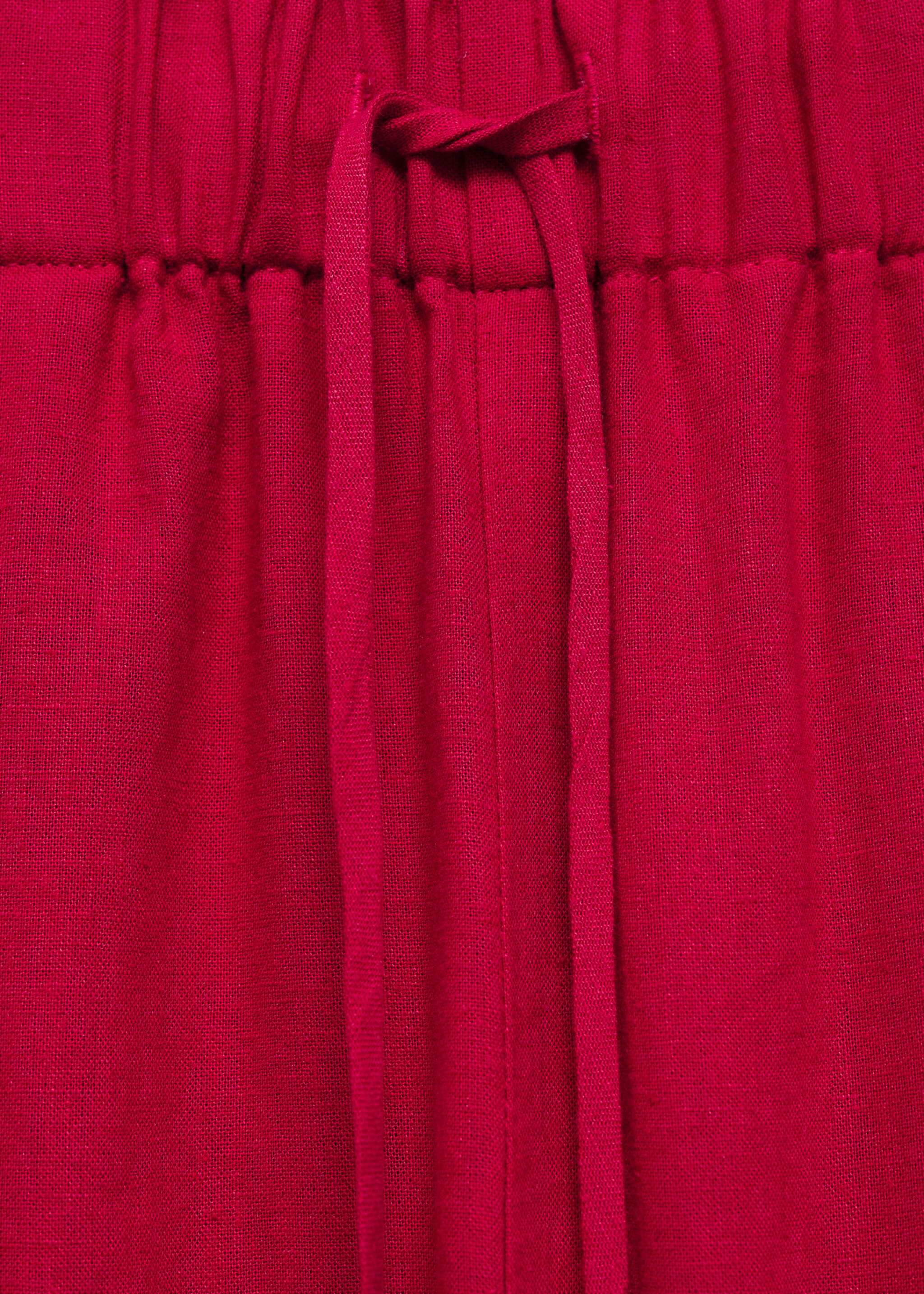 Flowing linen trousers - Details of the article 8