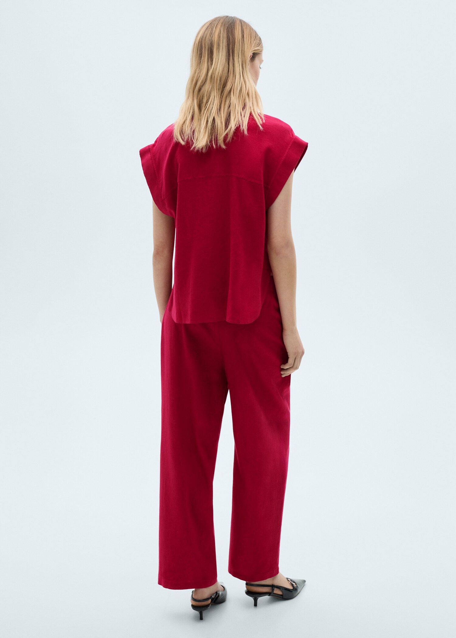Pantalon lin fluide - Verso de l’article