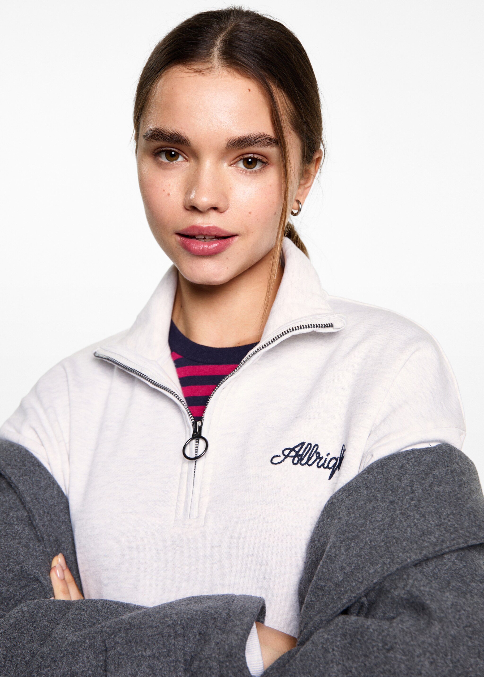 Sudadera cremallera mensaje - Detalle del artículo 1