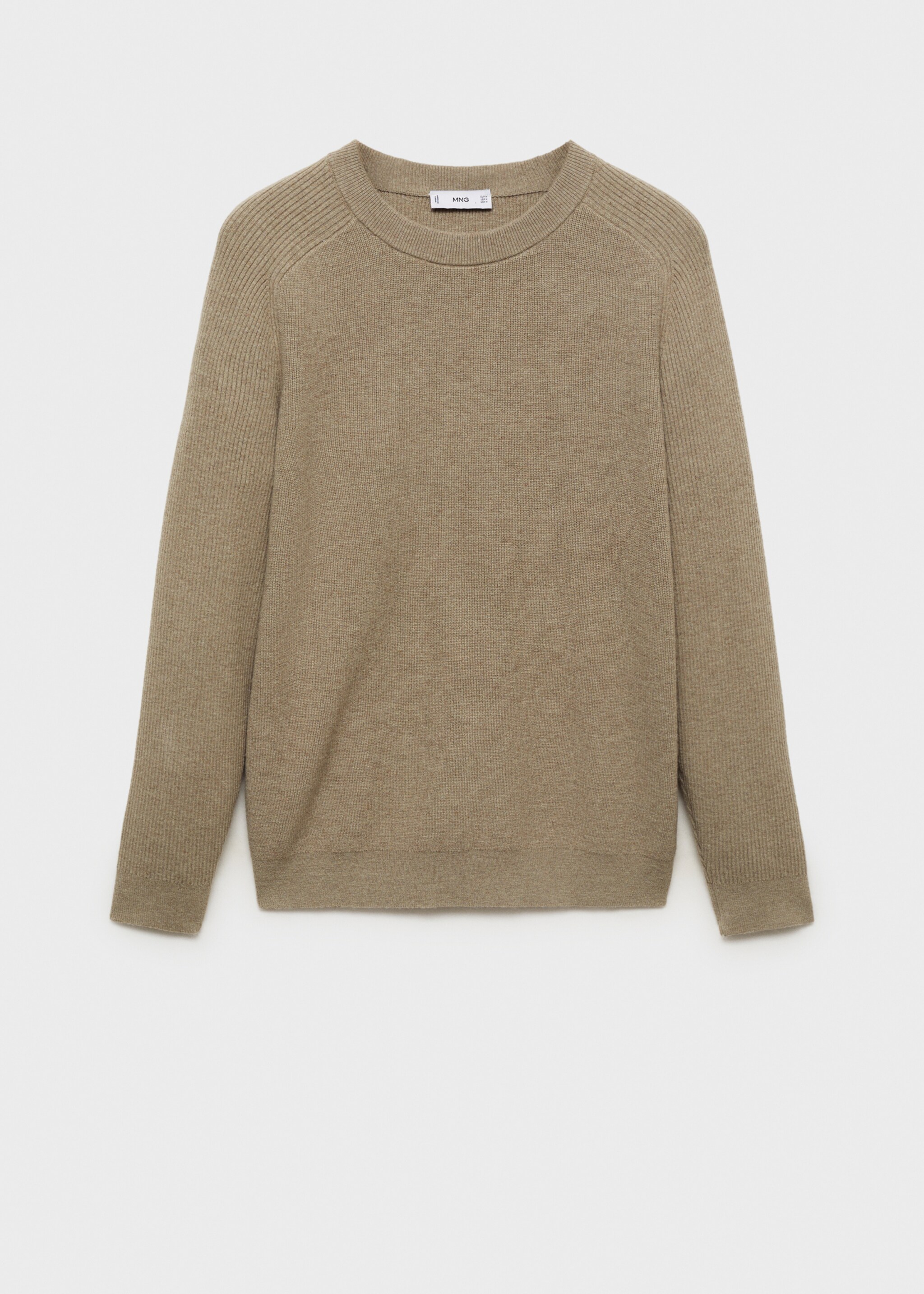 Ribbed wool sweater - Article without model