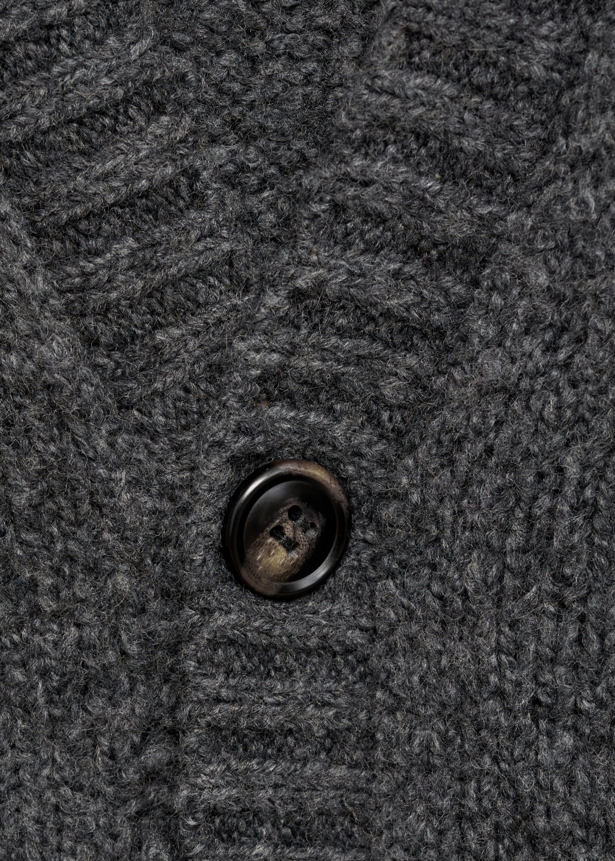 Knitted wool blend cardigan - Details of the article 8