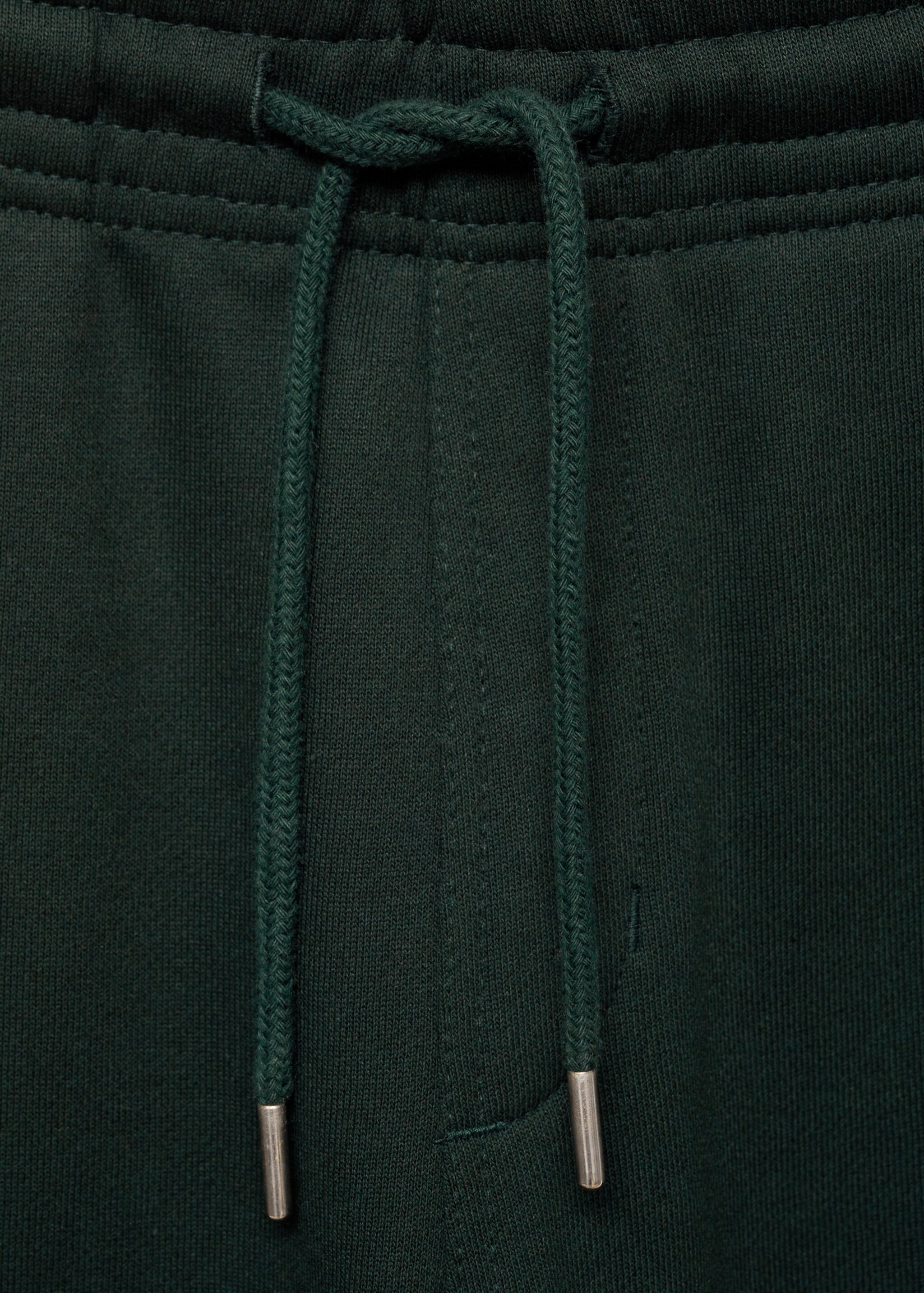 Brushed joggers with elastic waistband - Details of the article 8