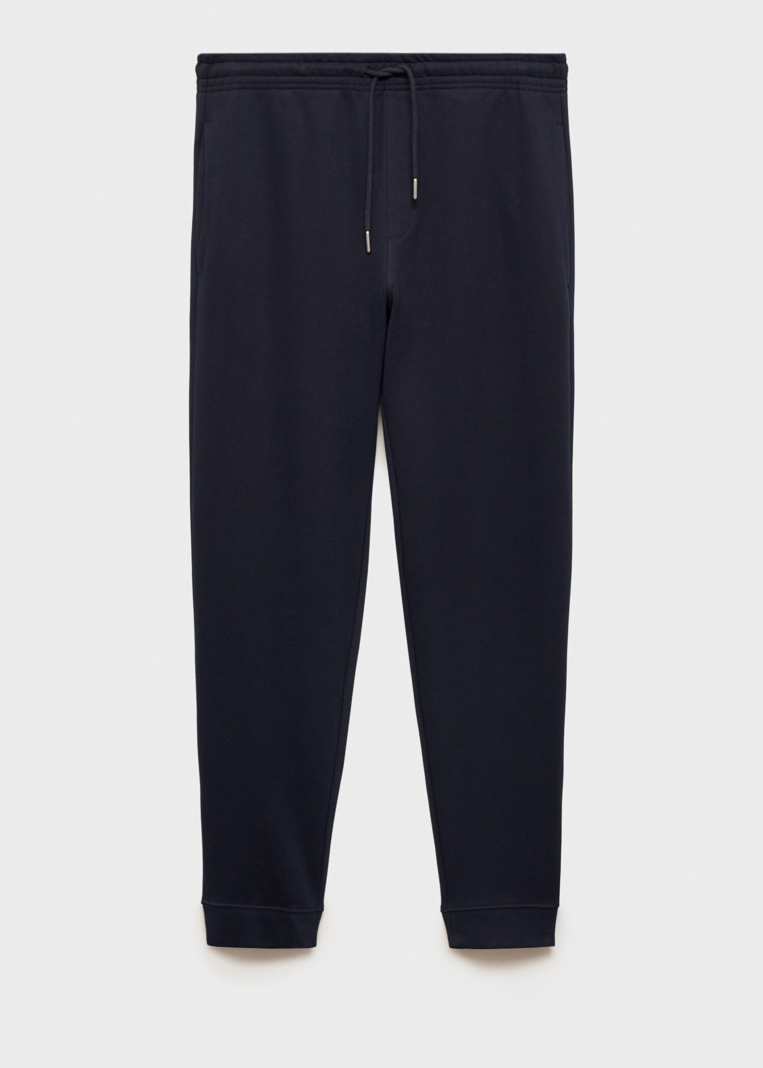 Brushed joggers with elastic waistband - Article without model