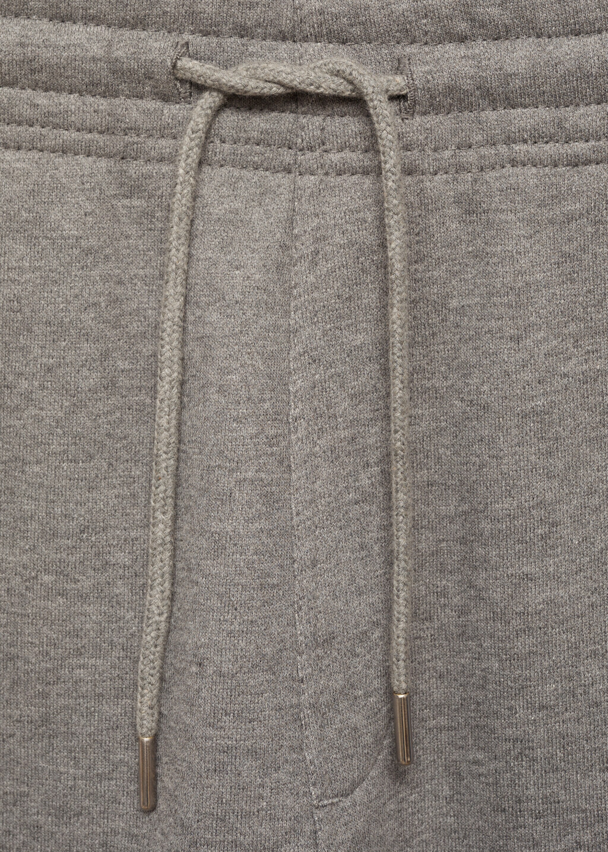 Brushed joggers with elastic waistband - Details of the article 8