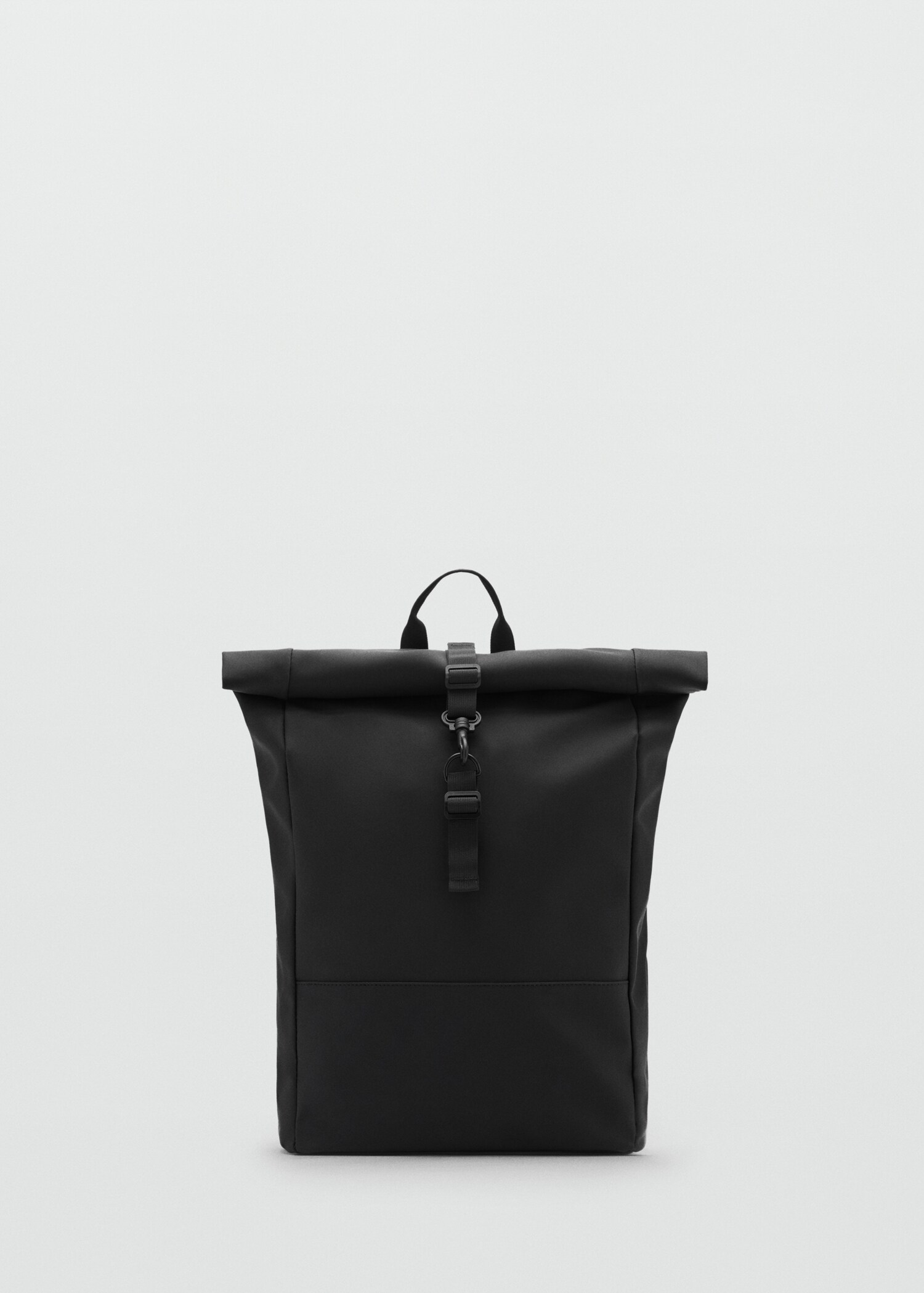 Rubberized backpack with flap closure - Article without model