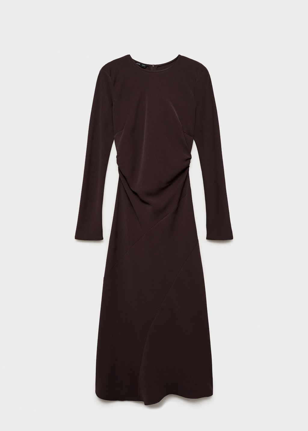 リルアー　drape design dress M-Long brown リルアー drape design dress M-Long brown