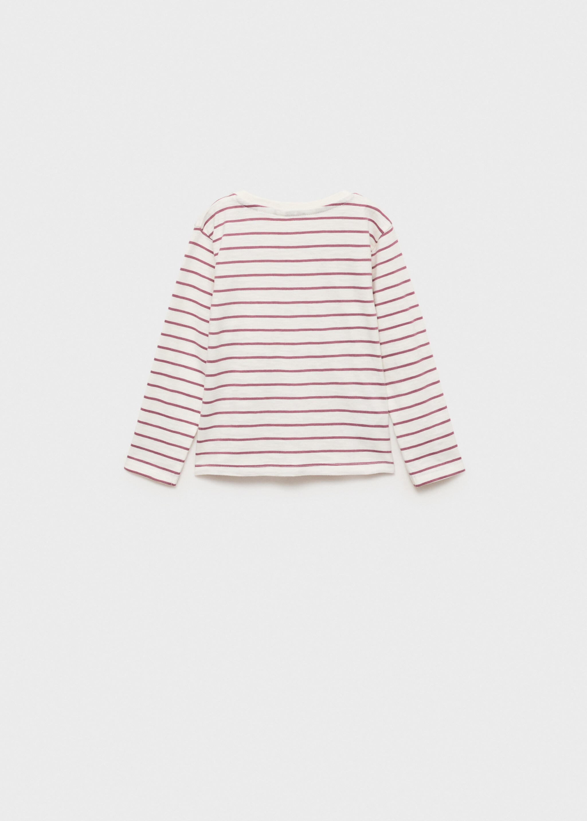 Camiseta algodón rayas - Reverso del artículo