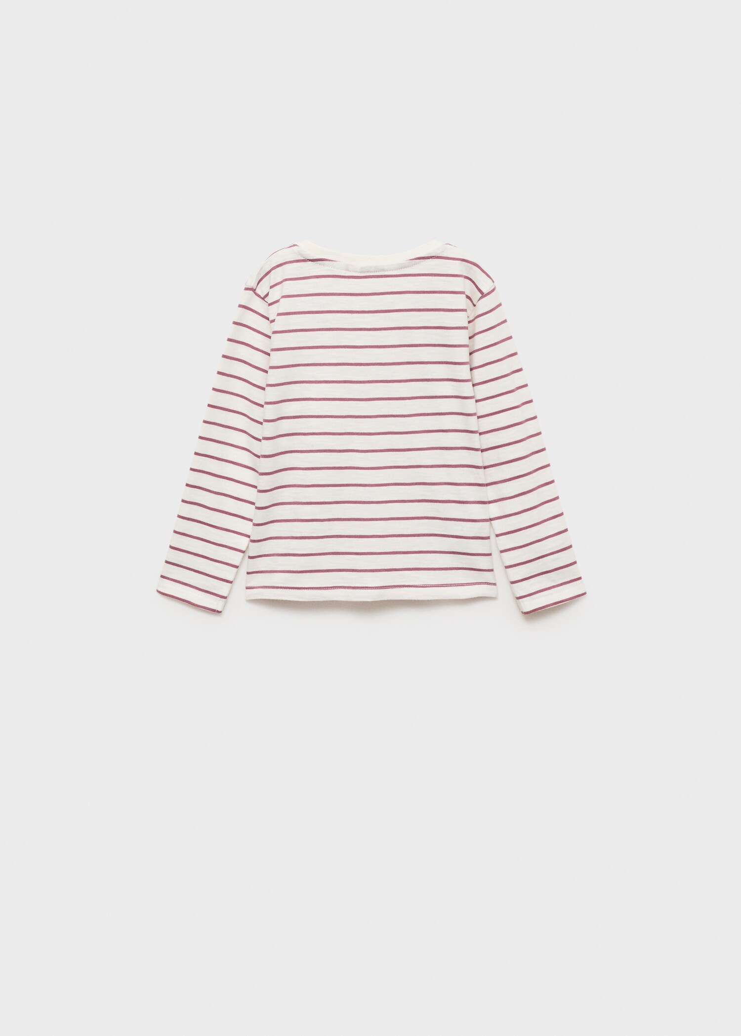 Camiseta algodón rayas - Reverso del artículo