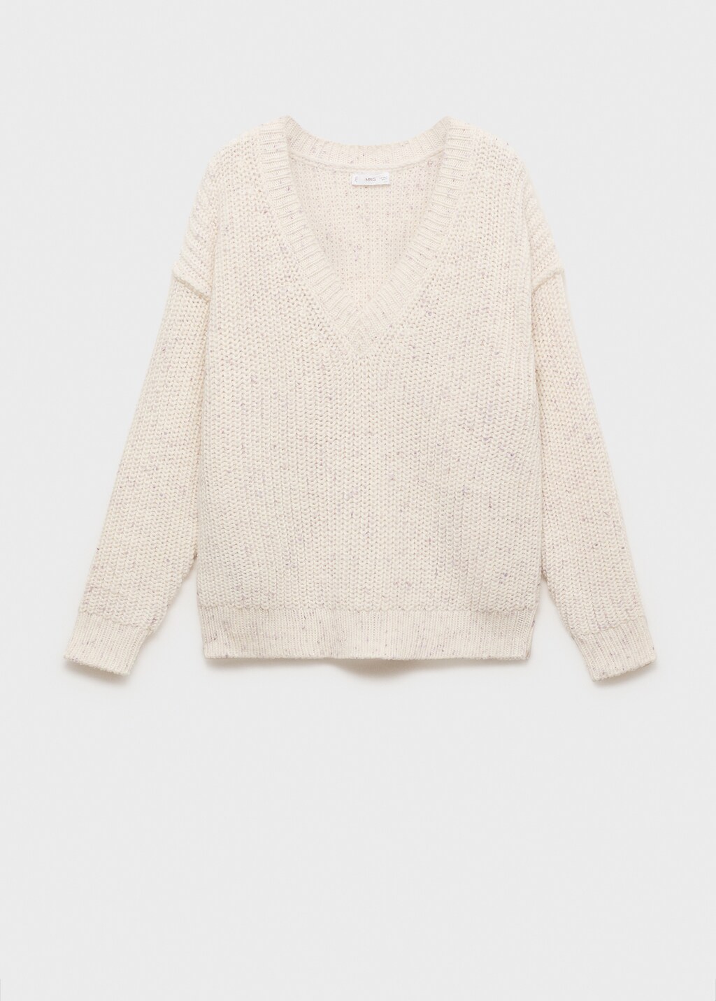 Oversized V-neck sweater