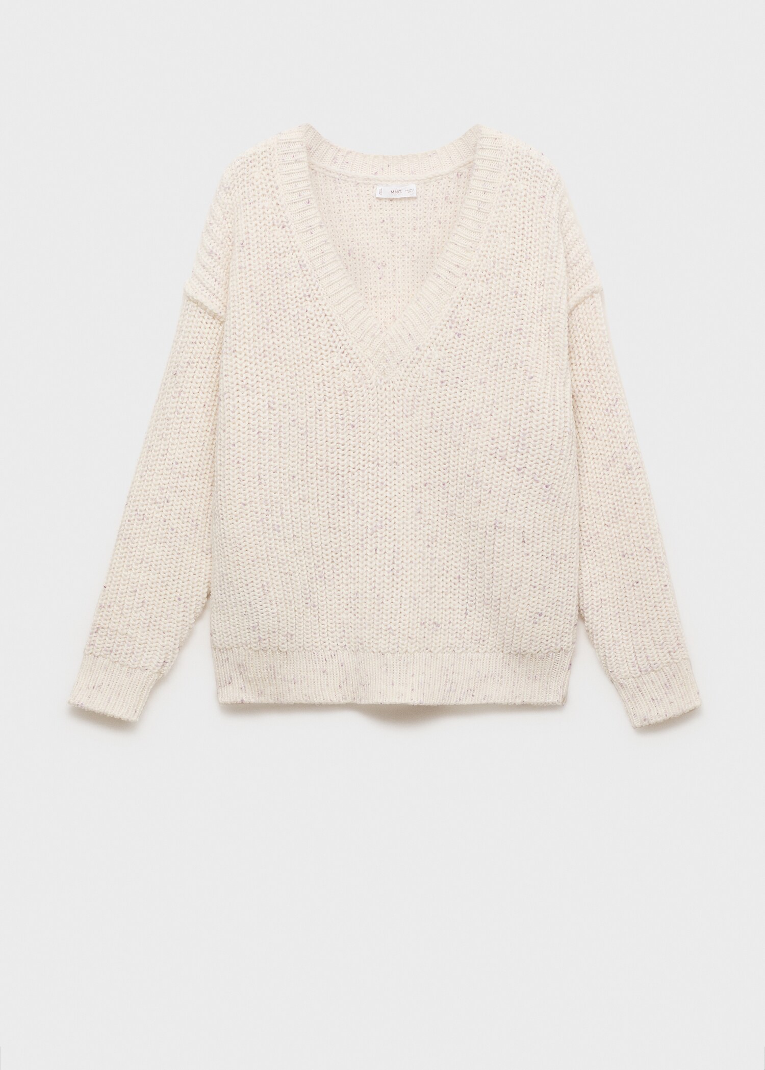 Jersey oversize cuello pico - Artículo sin modelo