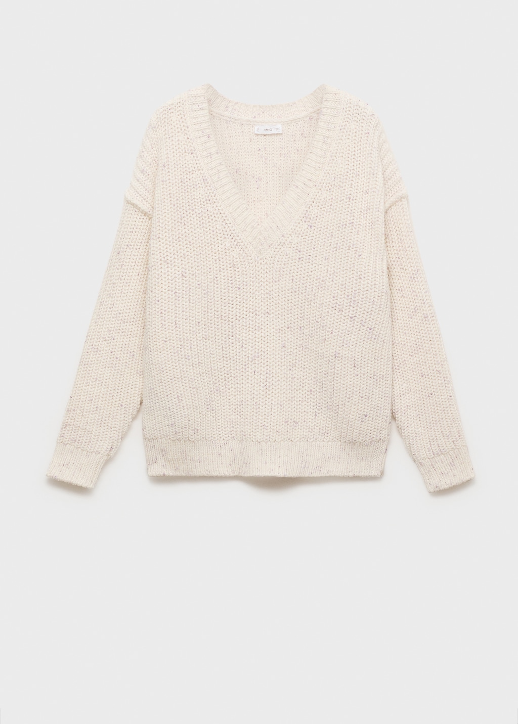 Oversized V-neck sweater