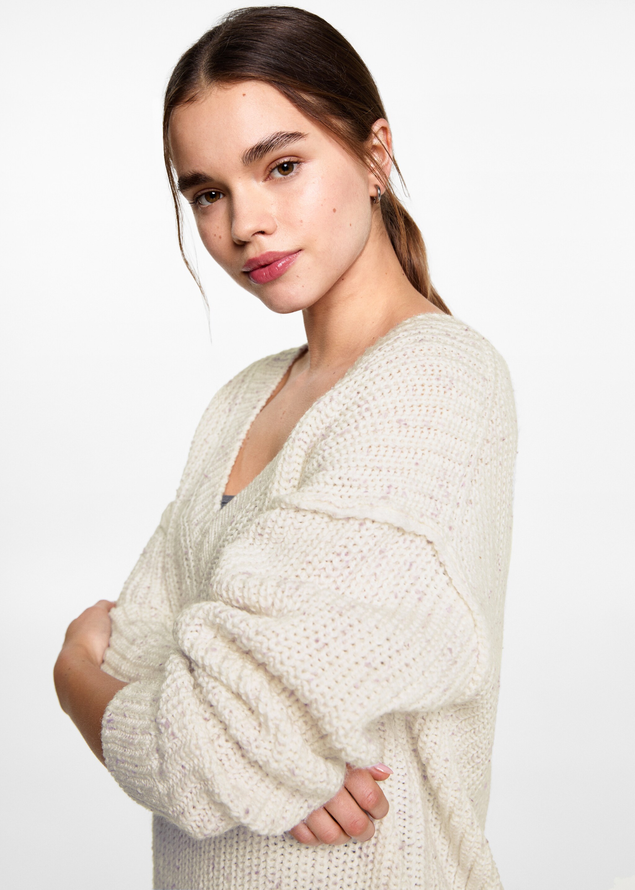 Pull-over oversize col V - Détail de l'article 1