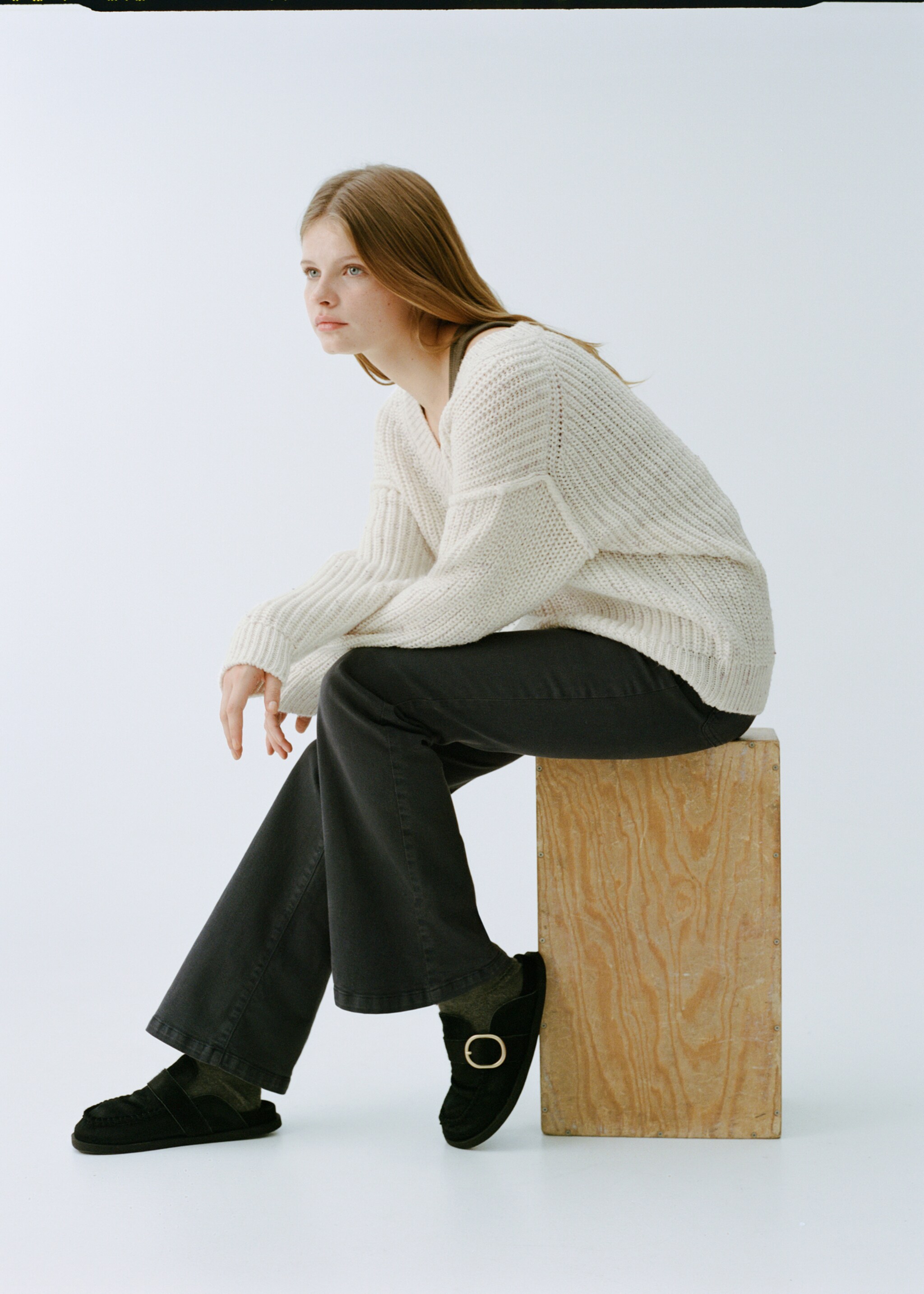 Pull-over oversize col V - Détail de l'article 5