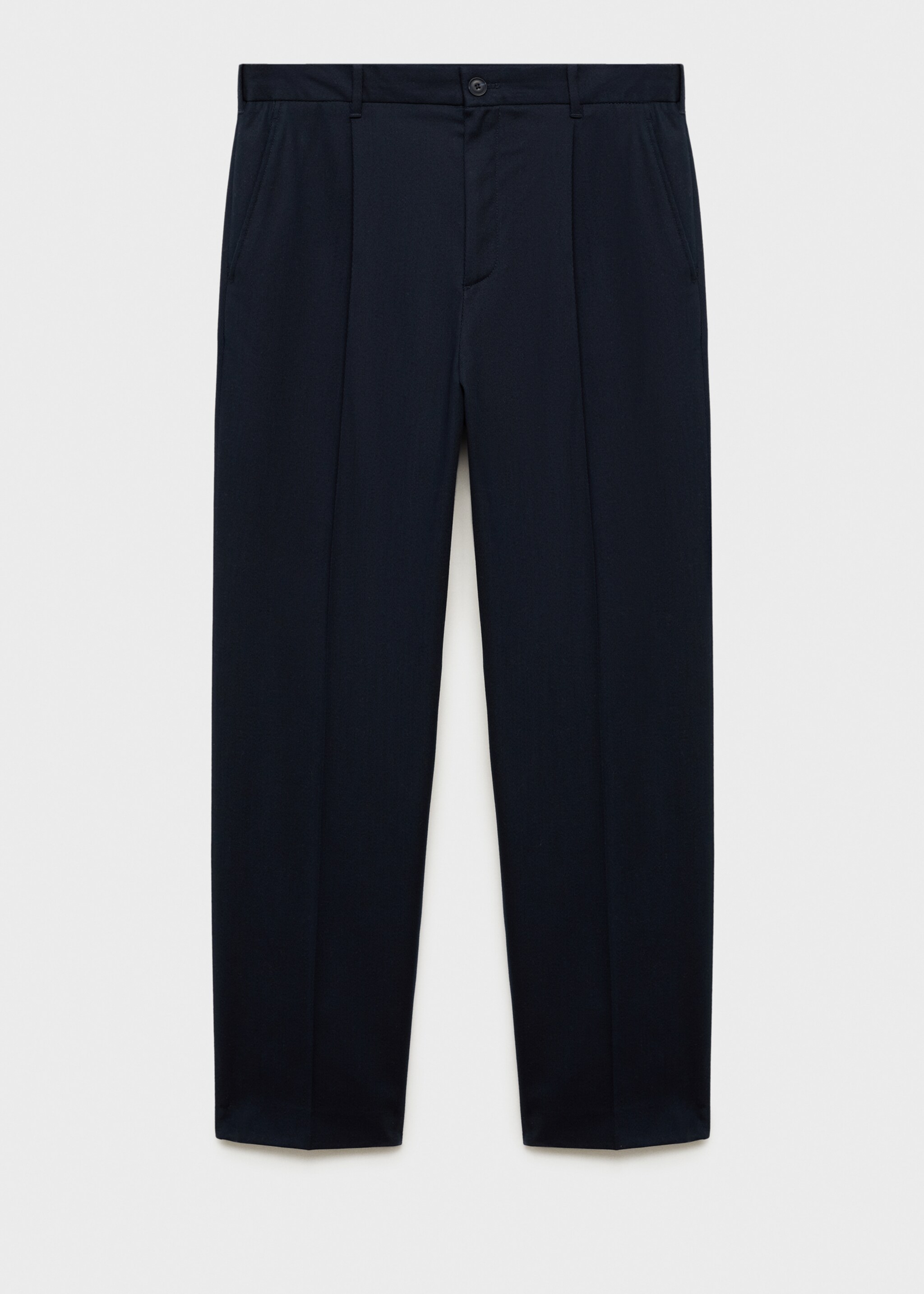 Брюки с защипами straight fit - Изделие без модели