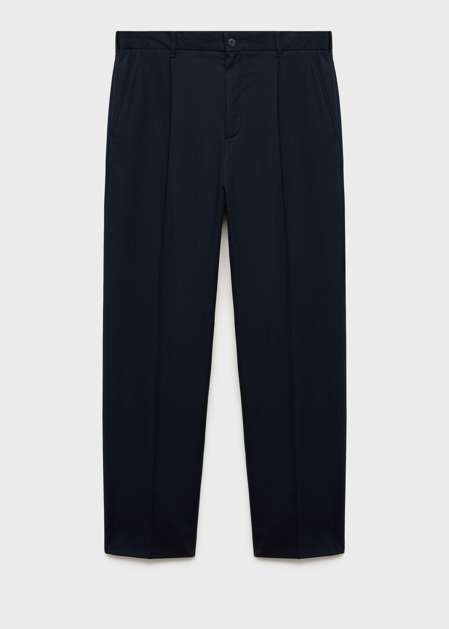 Брюки с защипами straight fit - Изделие без модели
