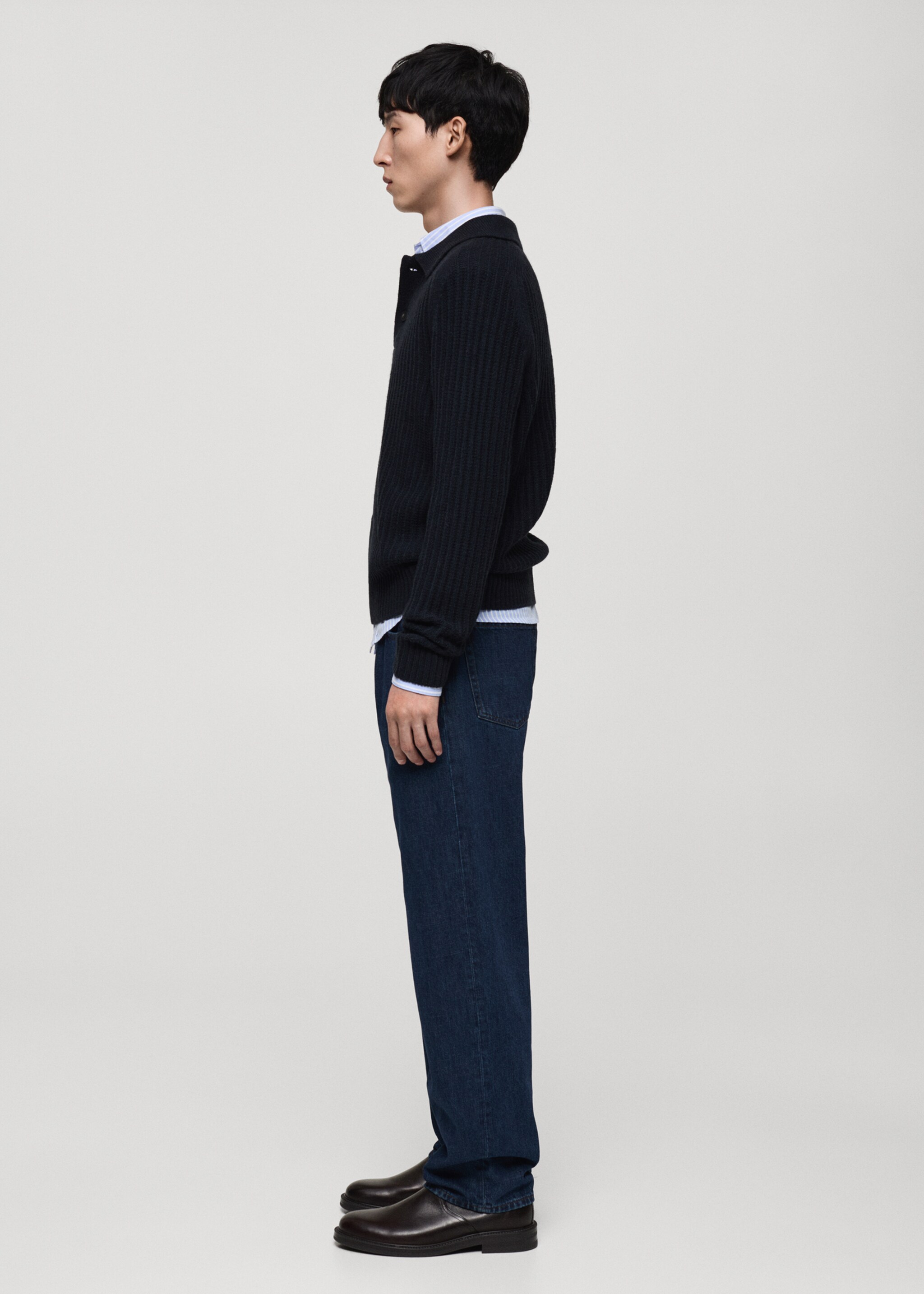 Straight Fit-Jeans Moby mit dunkler Waschung - Detail des Artikels 2