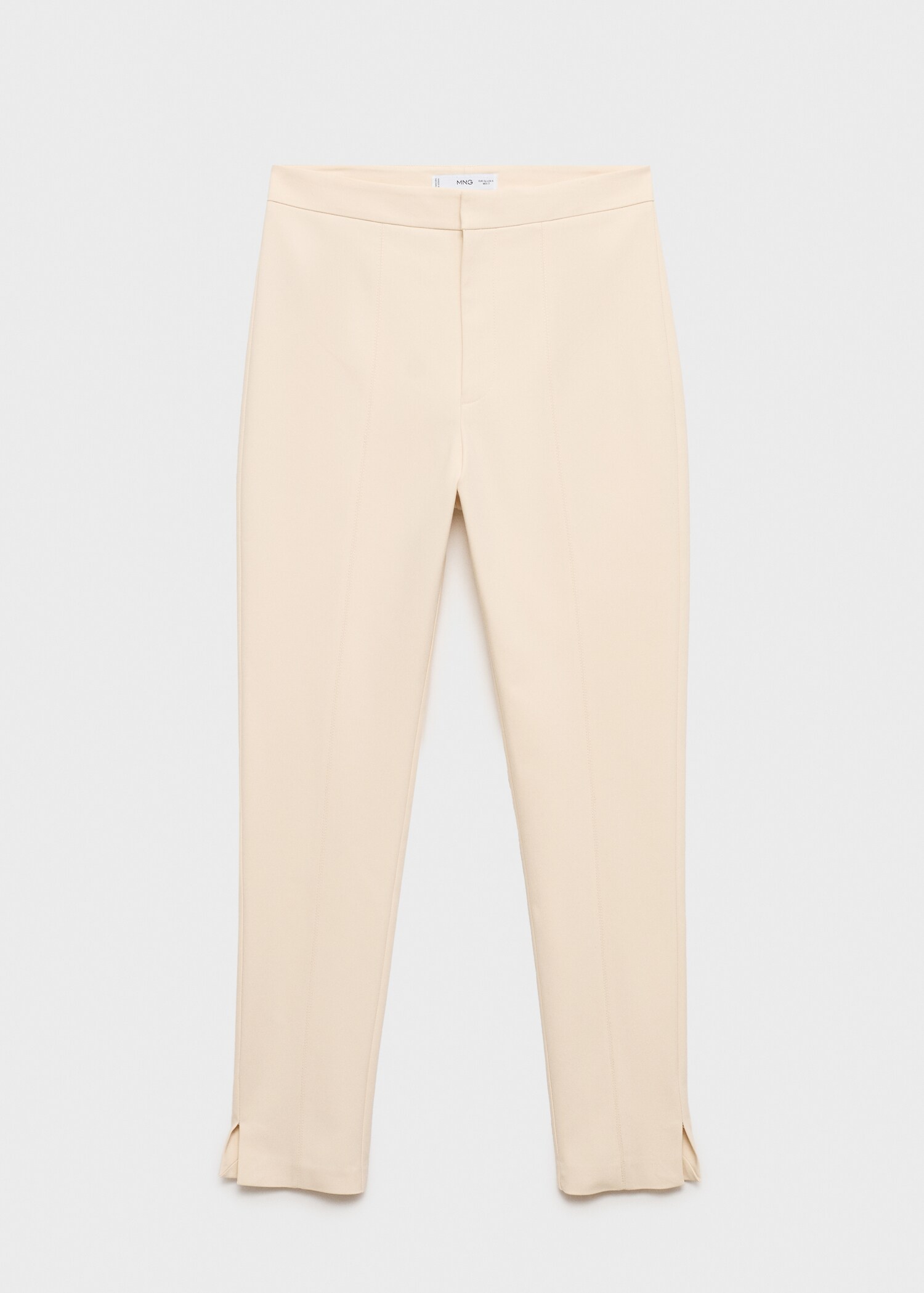 Straight-fit cotton trousers - Article without model
