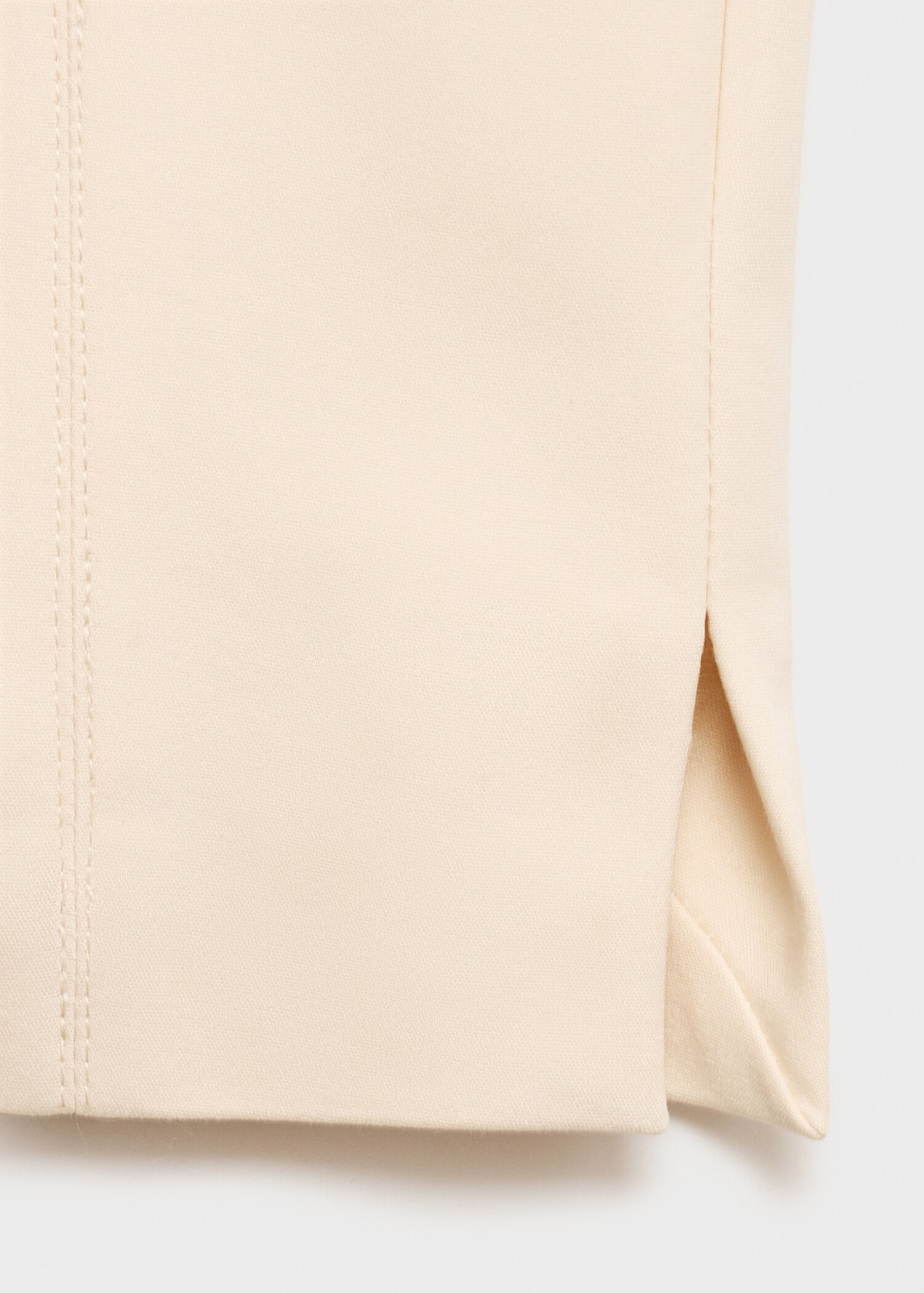 Straight-fit cotton trousers - Details of the article 0