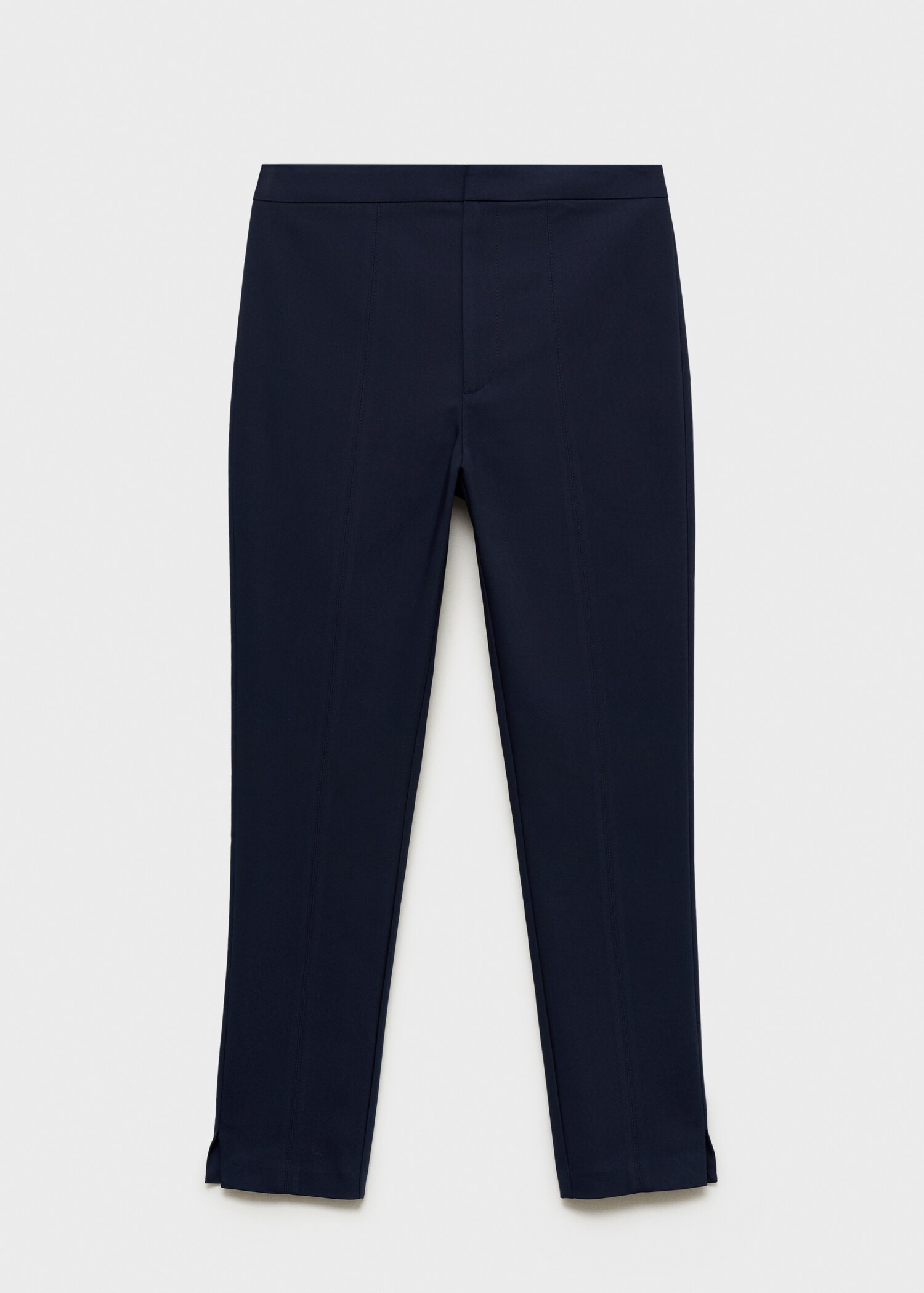 Straight-fit cotton trousers - Article without model