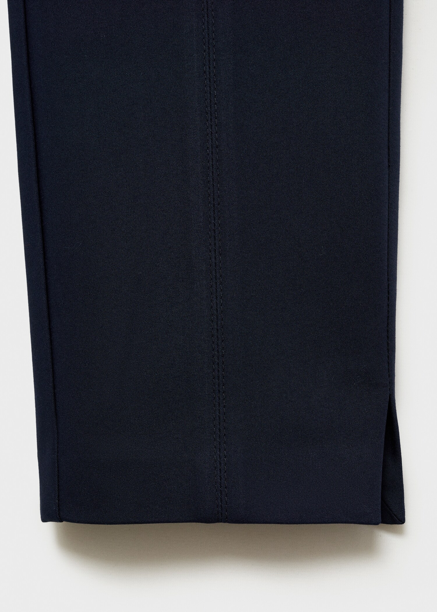 Straight-fit cotton trousers - Details of the article 0