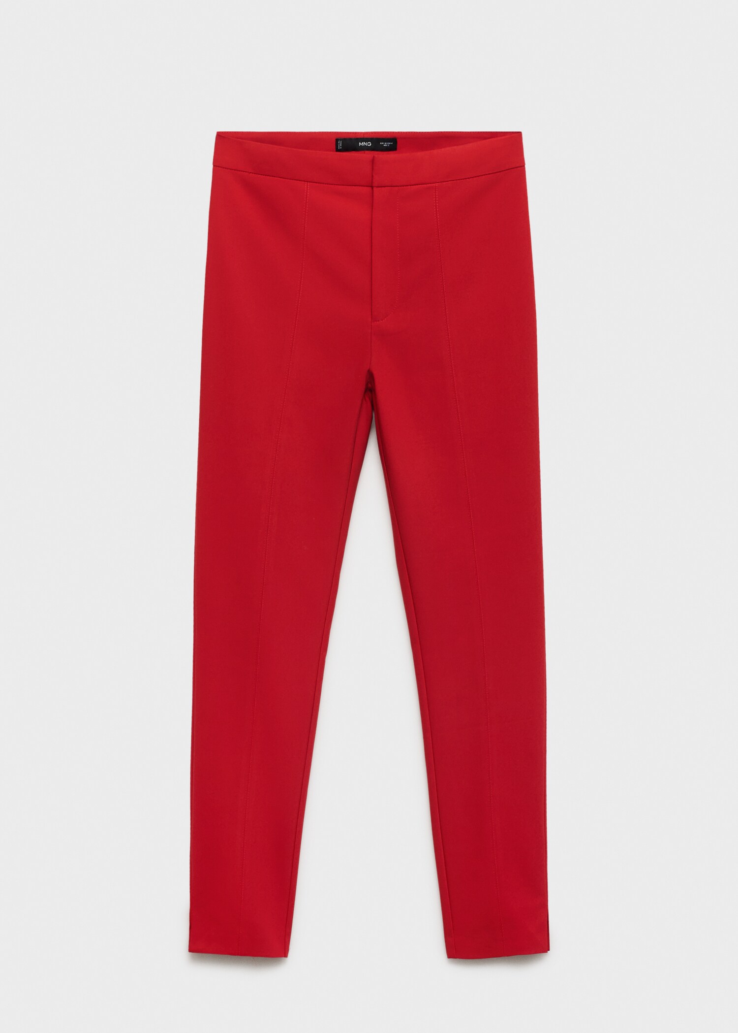 Straight-fit cotton trousers - Article without model